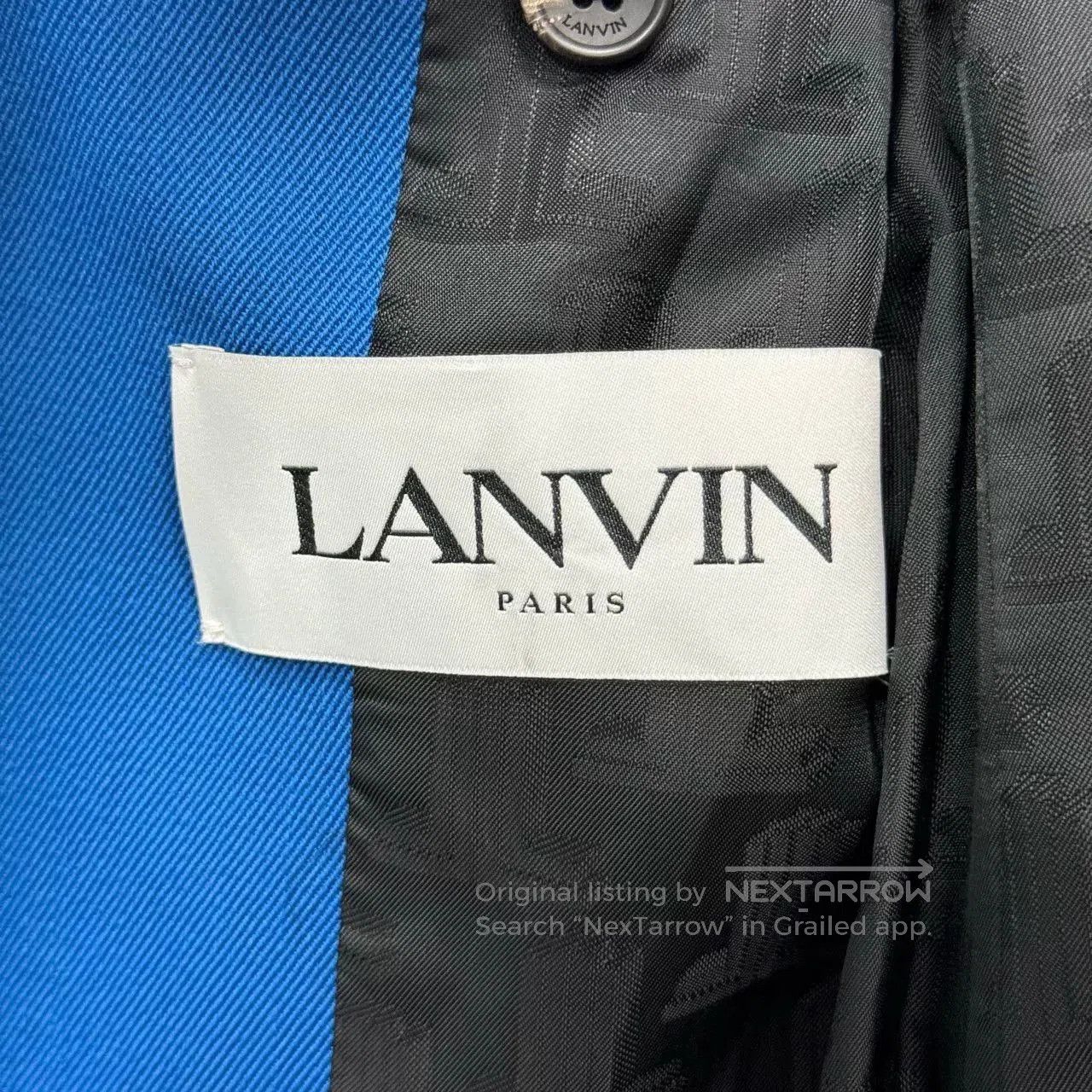 Lanvin Lanvin Blue Single. Size US S / EU 44-46 / 1 - 5 Thumbnail