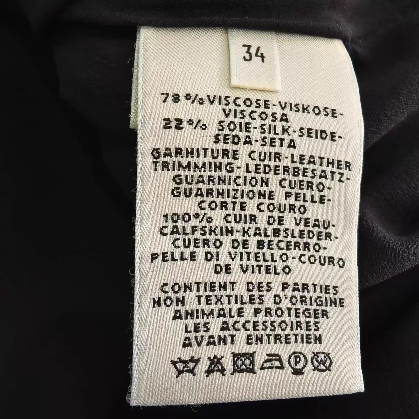 Hermes Hermes Black Tie Asymmetric Hem Long Dress Size XS / US 0-2 / IT 36-38 - 3 Thumbnail