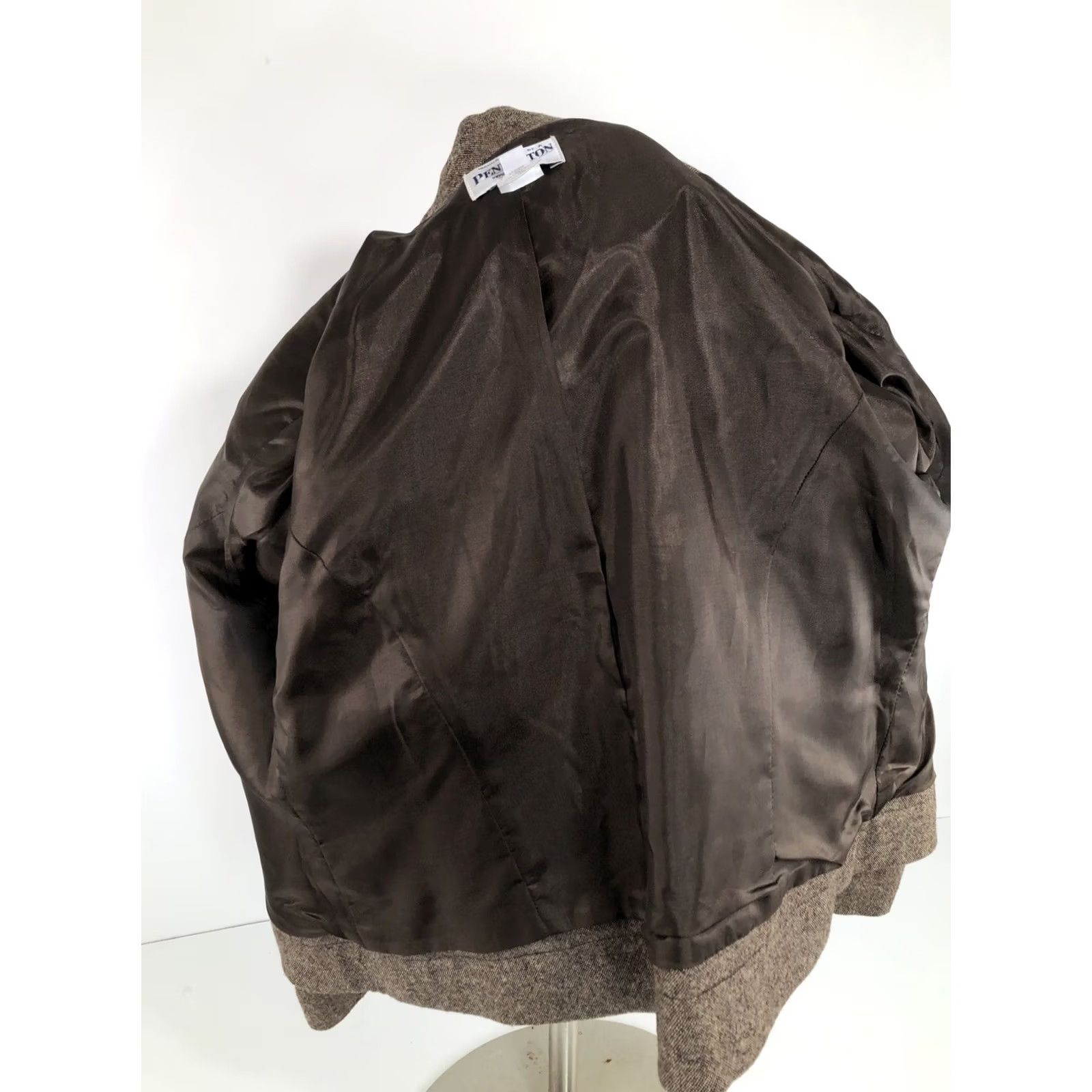 Pendleton Pendleton Blazer Jacket 100% Wool Leather Trim Sz. 8 Petite Women Size M / US 6-8 / IT 42-44 - 6 Thumbnail