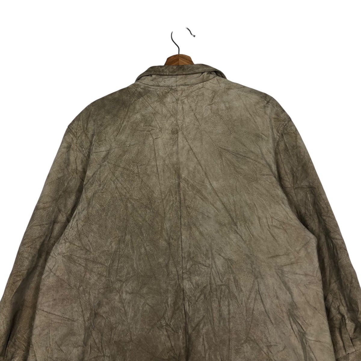 Japanese Brand × Vintage 📌Vintage Biker Genuine Leather Tact Button Issey Miyake Size US M / EU 48-50 / 2 - 10 Thumbnail