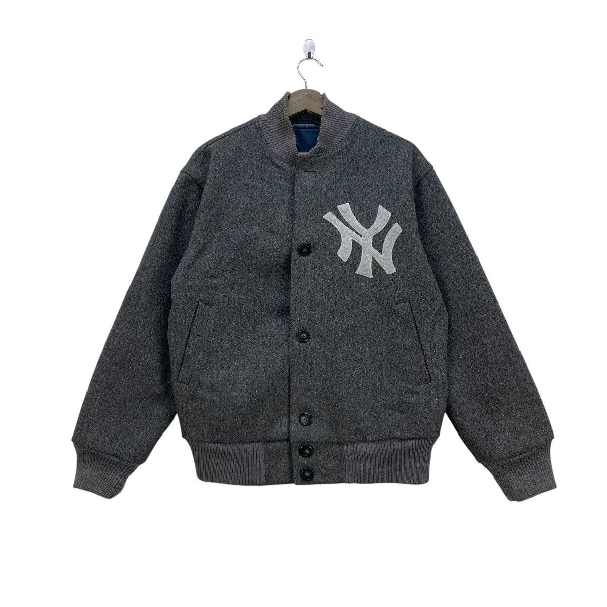 New York Yankees × Vintage 💥Vintage Bomber Varsity New York Jacket Size US M / EU 48-50 / 2 - 2 Thumbnail