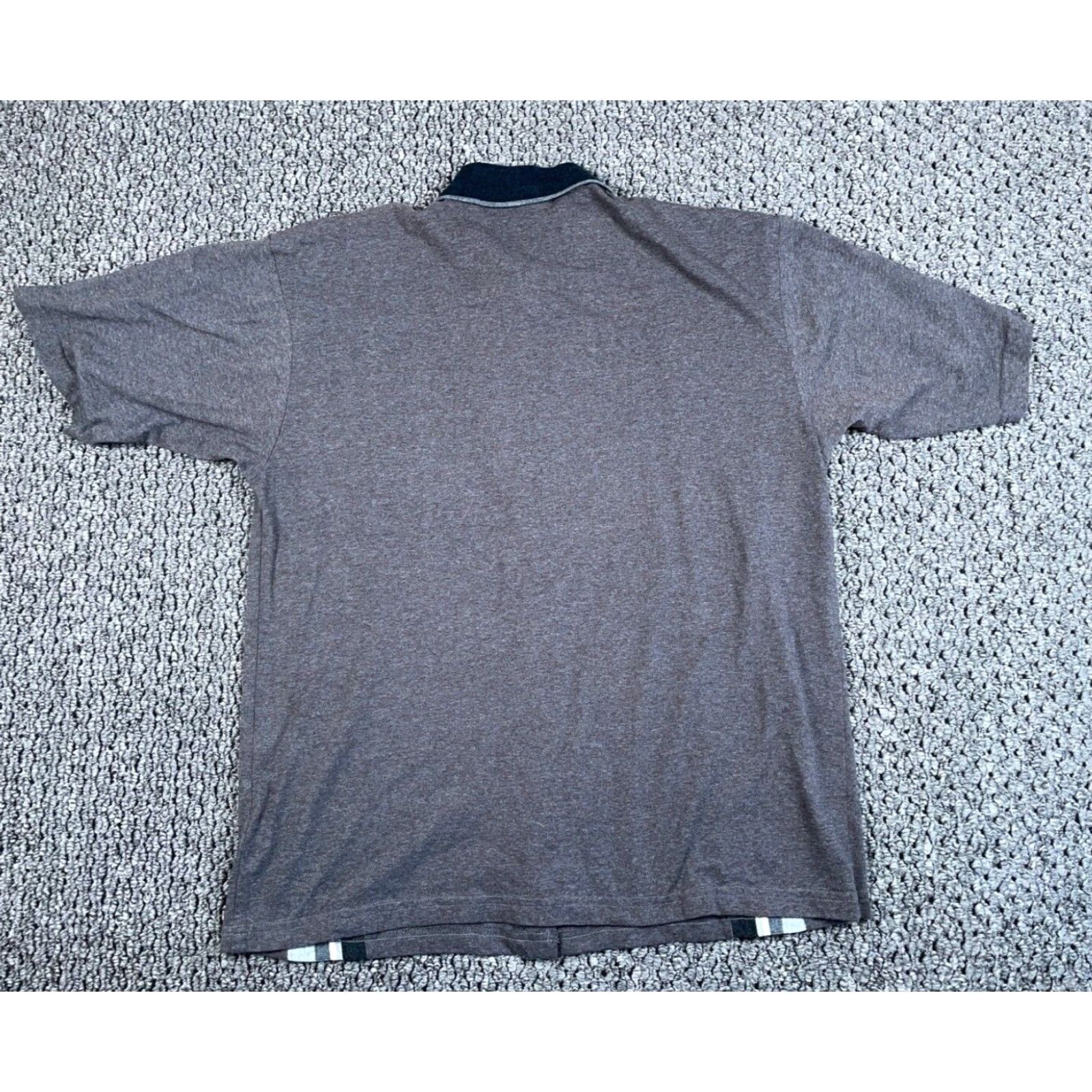 Vintage VINTAGE Left Coast Shirt Adult Large Gray Knit Striped Button-Up Casual Retro 90s Mens Size US L / EU 52-54 / 3 - 2 Thumbnail