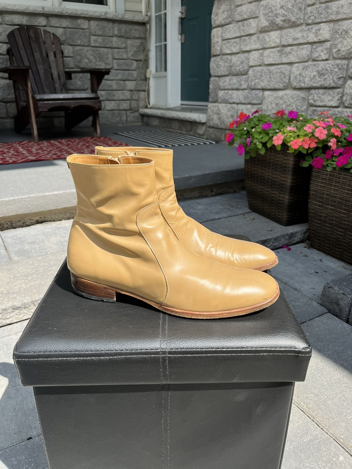 image of Maison Margiela Margiela Campus Boots in Tan, Men's (Size 12)