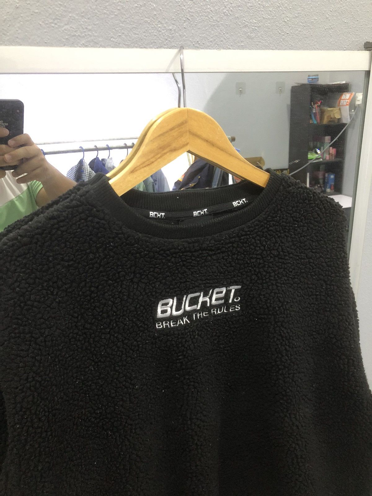 Japanese Brand × Retrofit Bucket Deep Pile Sherpa Fleece Sweatshirt Size US M / EU 48-50 / 2 - 4 Thumbnail