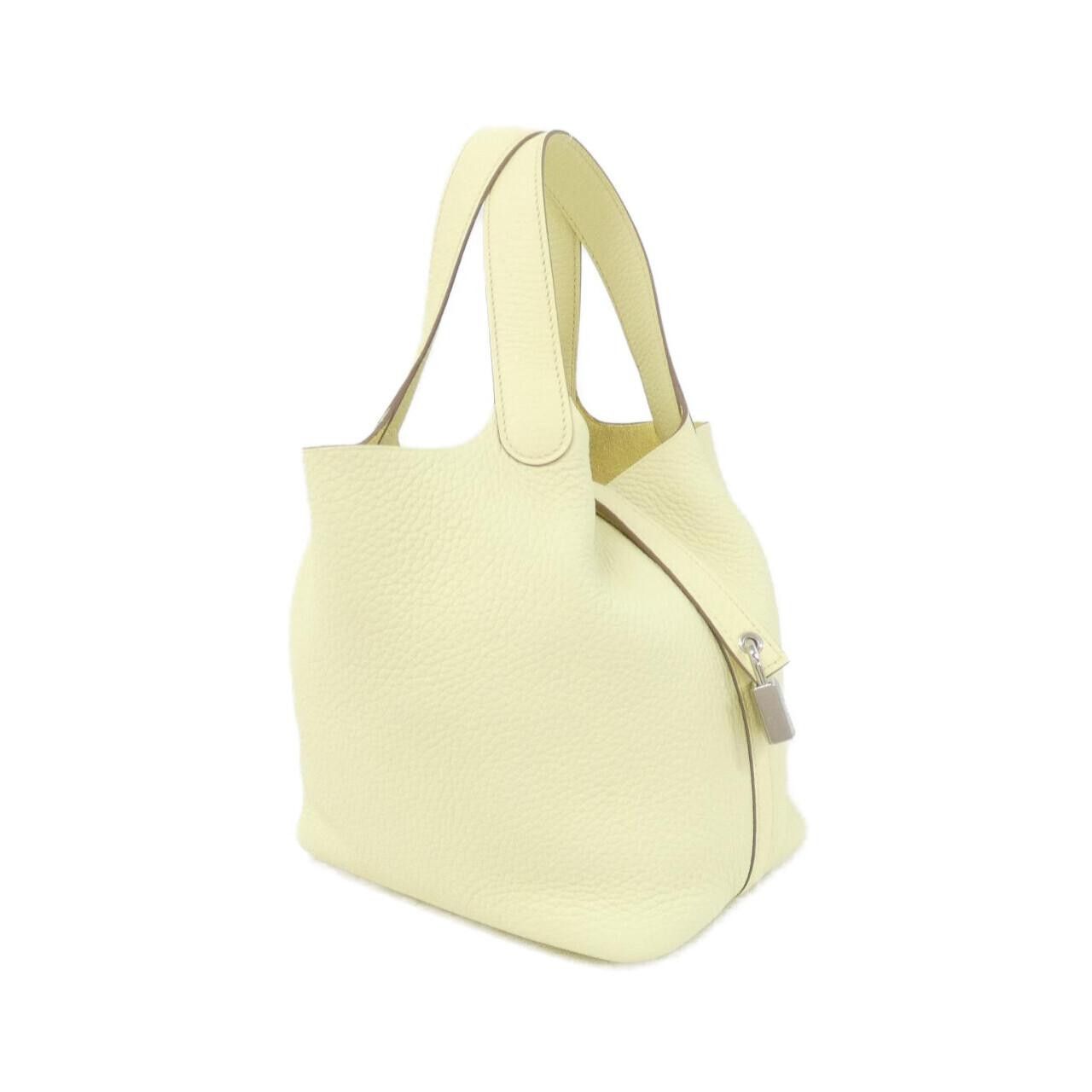 Hermes Hermes Picotin Lock Taurillon Clemence Bag Leather Handbag Stamp W DUTY FREE for USA