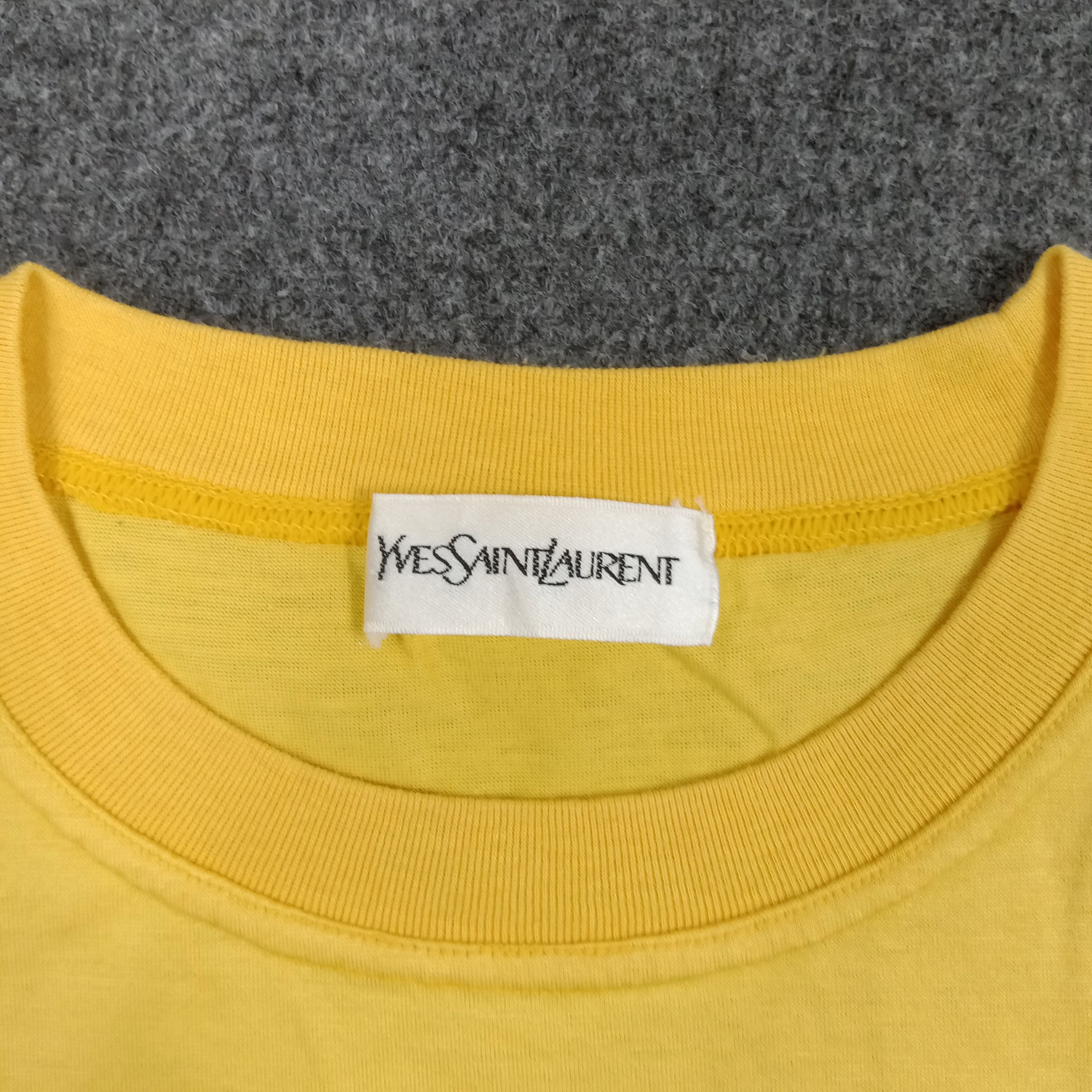 Vintage × Yves Saint Laurent Yves Saint Laurent Italian Brand Pocket Tshirt Size US L / EU 52-54 / 3 - 3 Thumbnail