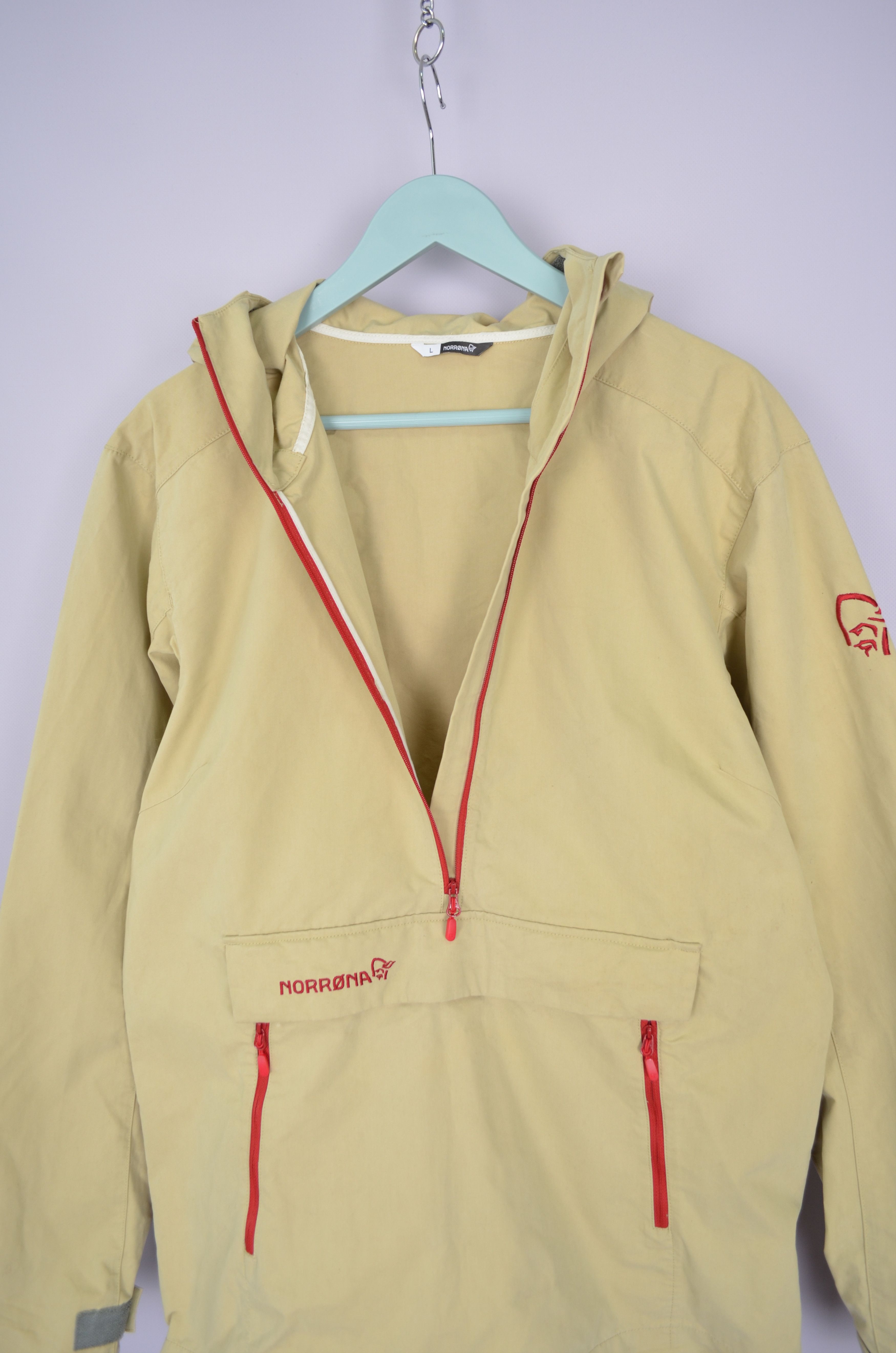 Norrona Norrona Jacket Large Hooded Svalbard Anorak Outdoor Hiking Size L / US 10 / IT 46 - 7 Thumbnail