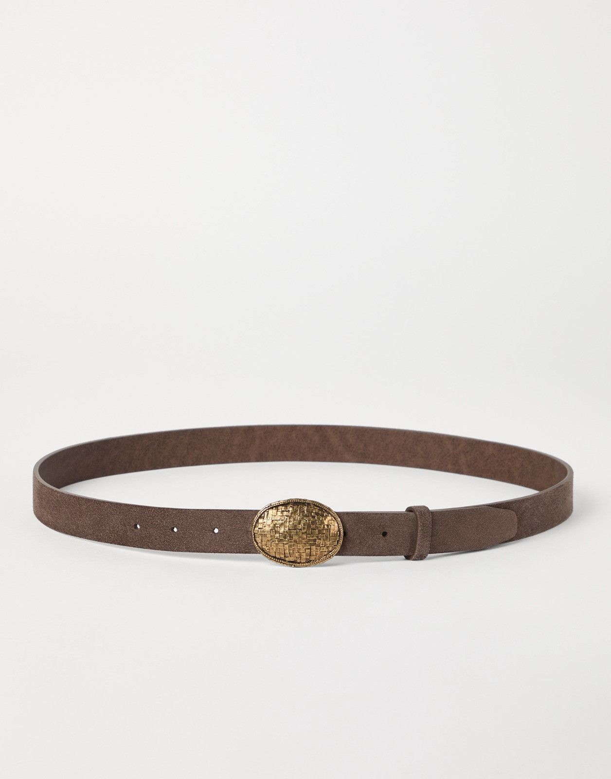 Brunello Cucinelli o1la1rc1a0326 Size: OS / Leather Belt in Brown Size ONE SIZE - 1 Thumbnail