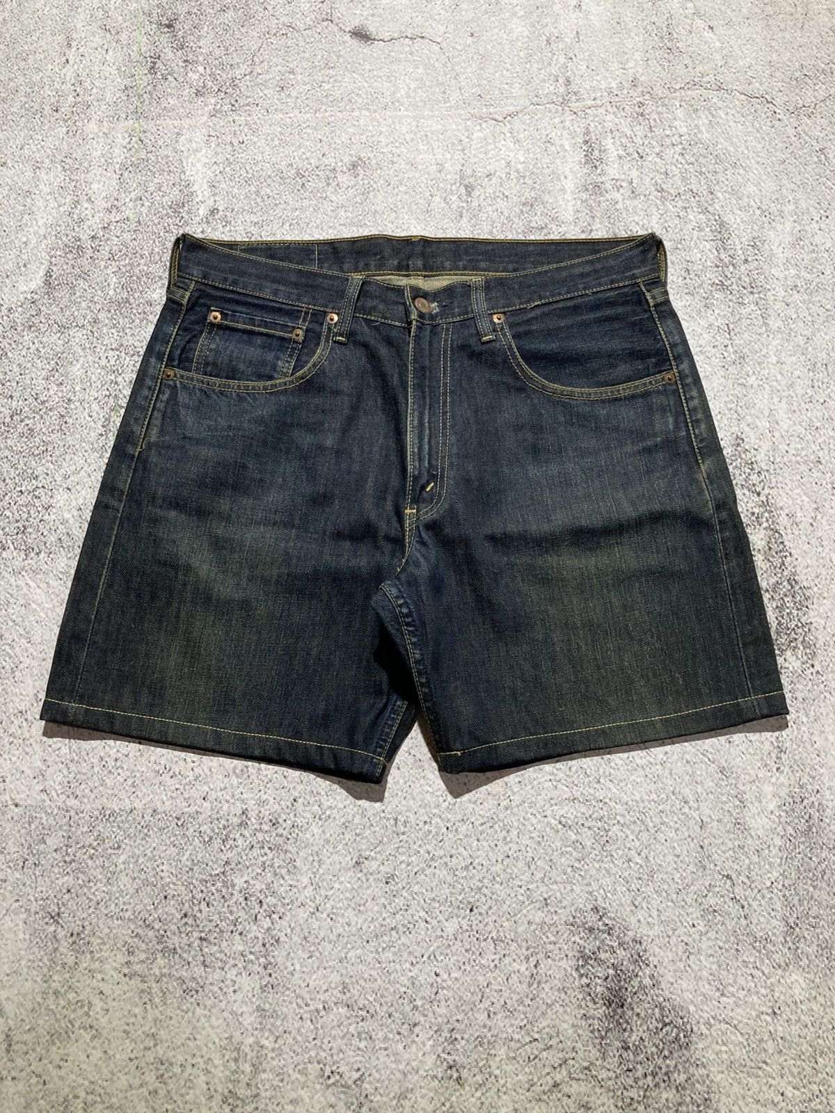 Levi's Vintage Clothing Vintage Levis 503 32x34 Denim Jeans Short Pants Size US 33 - 11 Thumbnail