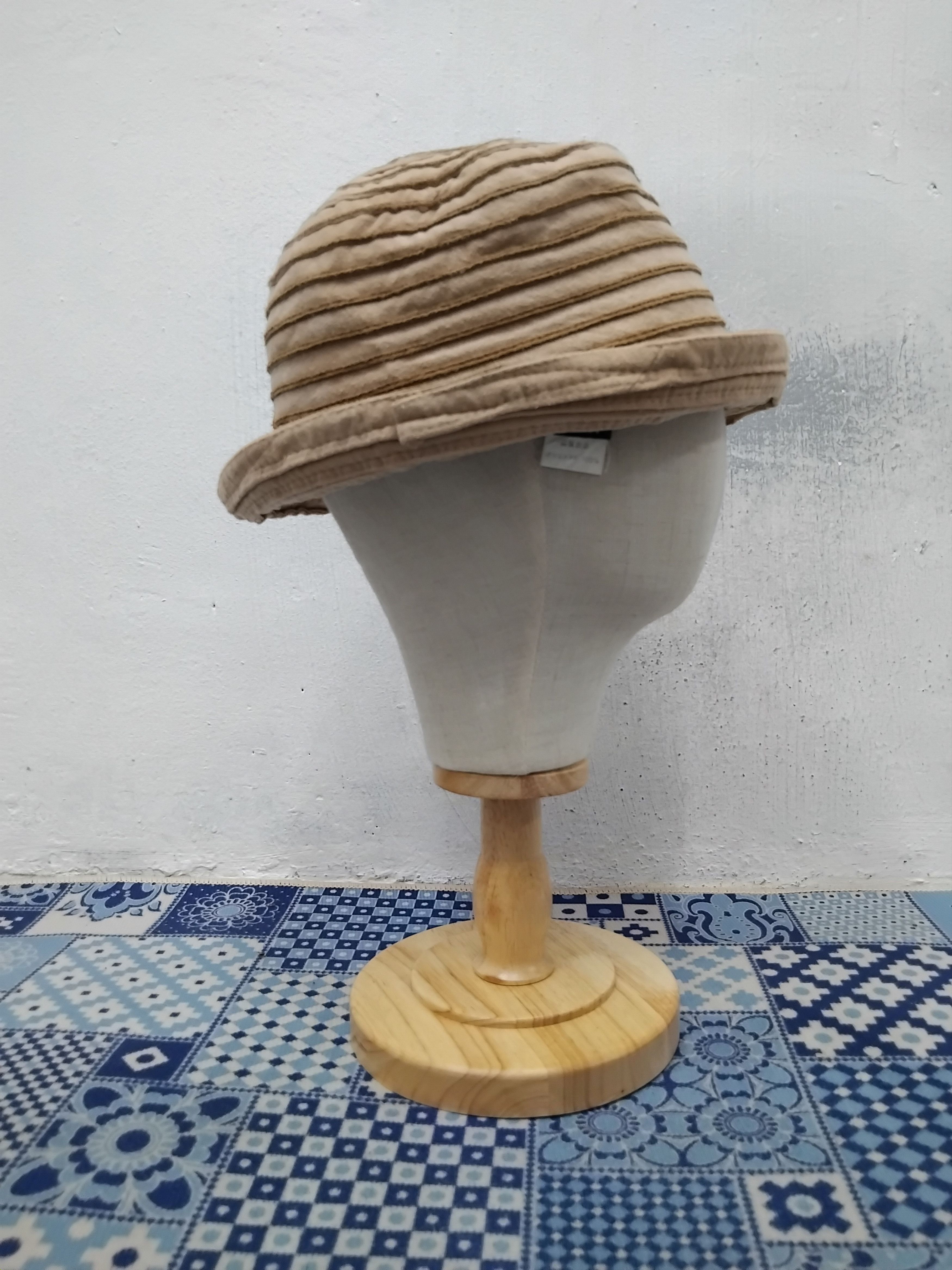 Japanese Brand Sherlock home style stripe hat Size ONE SIZE - 6 Thumbnail