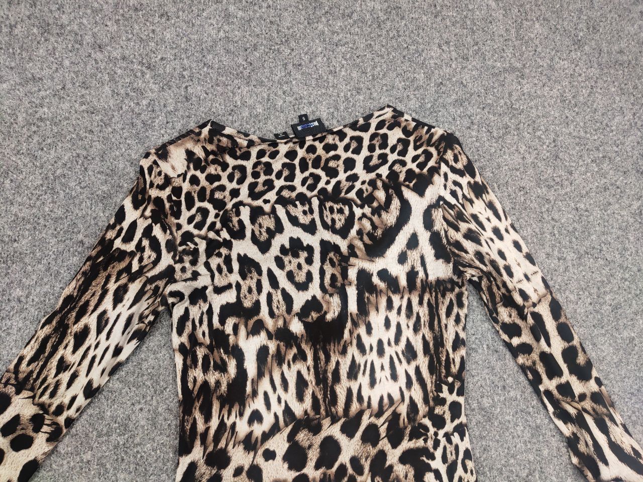 Just Cavalli Just Cavalli Design Leopard Animal Beige Print Midi Dress Size S / US 4 / IT 40 - 10 Thumbnail