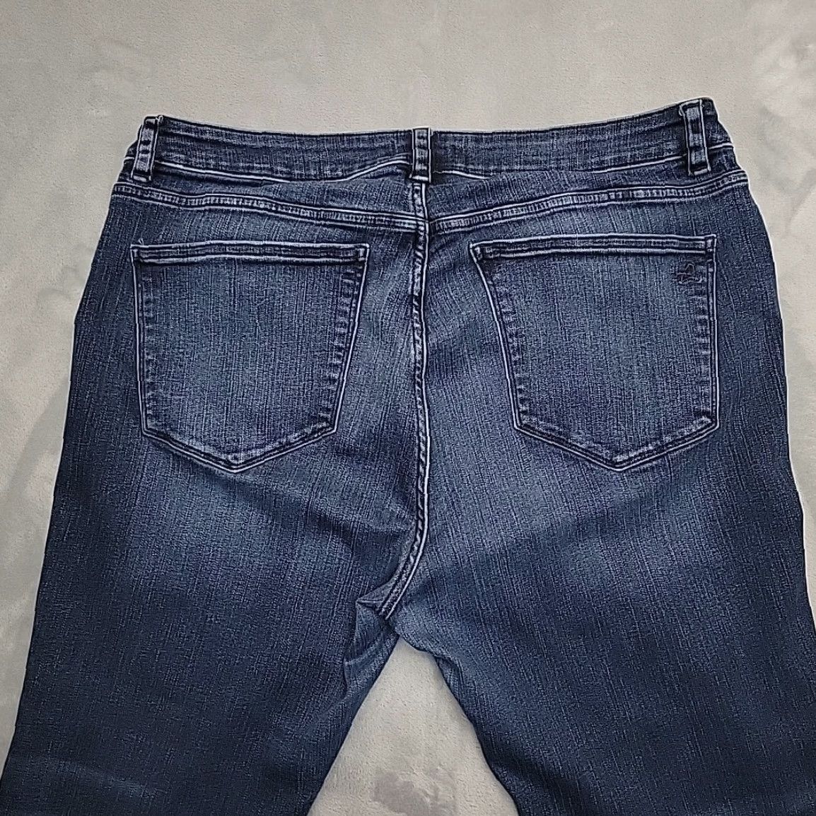 DL1961 VINTAGE DL1961 Jeans Womens 18W Mara Blue Denim Straight High Rise Instasculpt Stretch Size 40" / US 18 - 7 Thumbnail