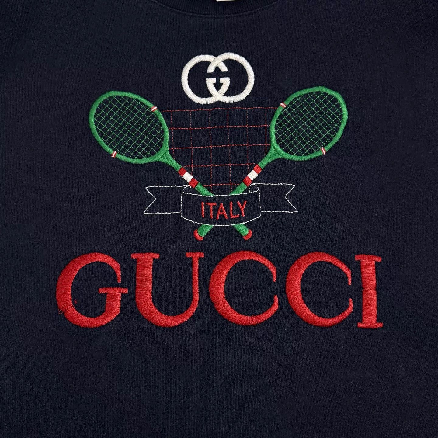 Gucci Gucci Black Embroidered Double G Logo Unisex Hoodie Size US XS / EU 42 / 0 - 4 Thumbnail