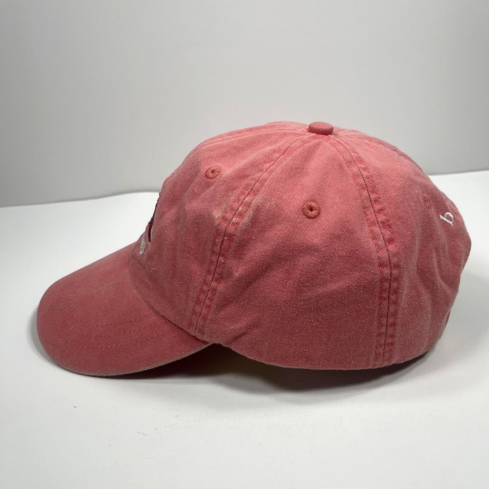 Vintage Adams Hat Cap Adult Pink Texas Embroidered Adjustable Leather StrapBack Womens Size ONE SIZE - 4 Thumbnail