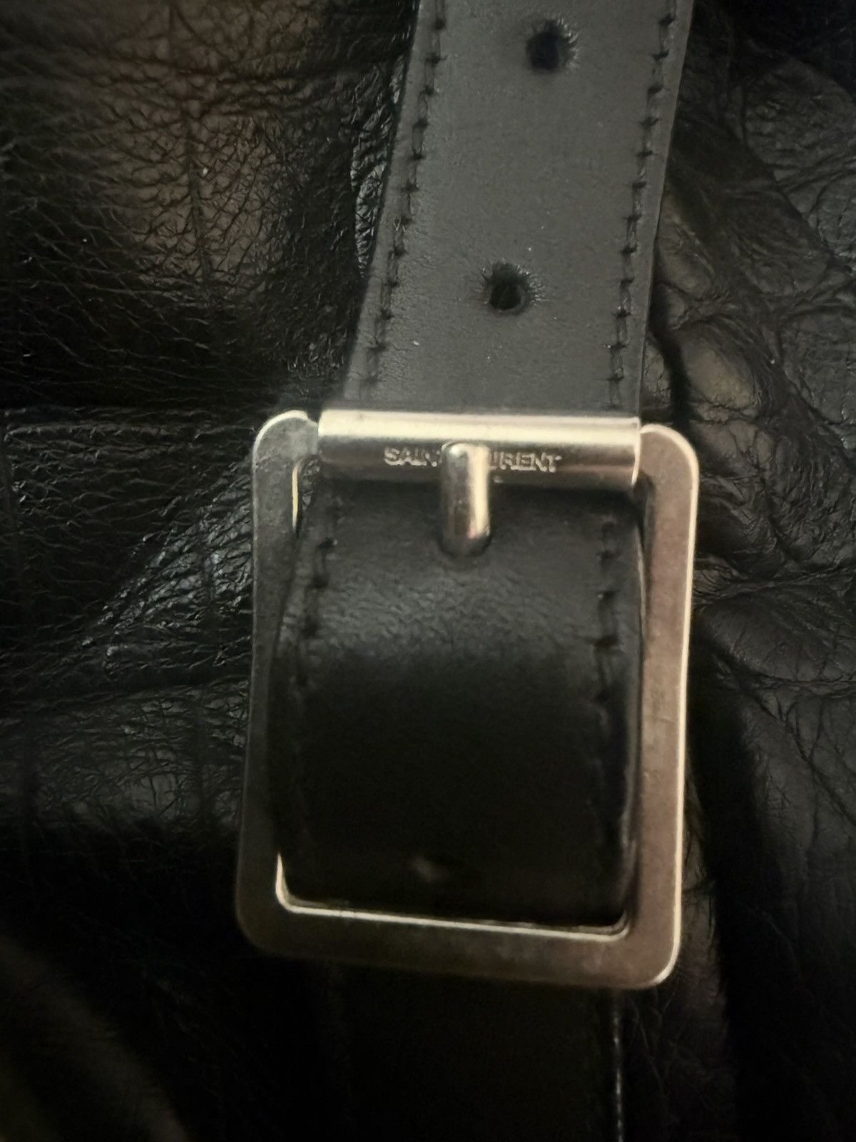 Saint Laurent Paris Saint laurent Backpack Leather Rare Size ONE SIZE - 16 Thumbnail