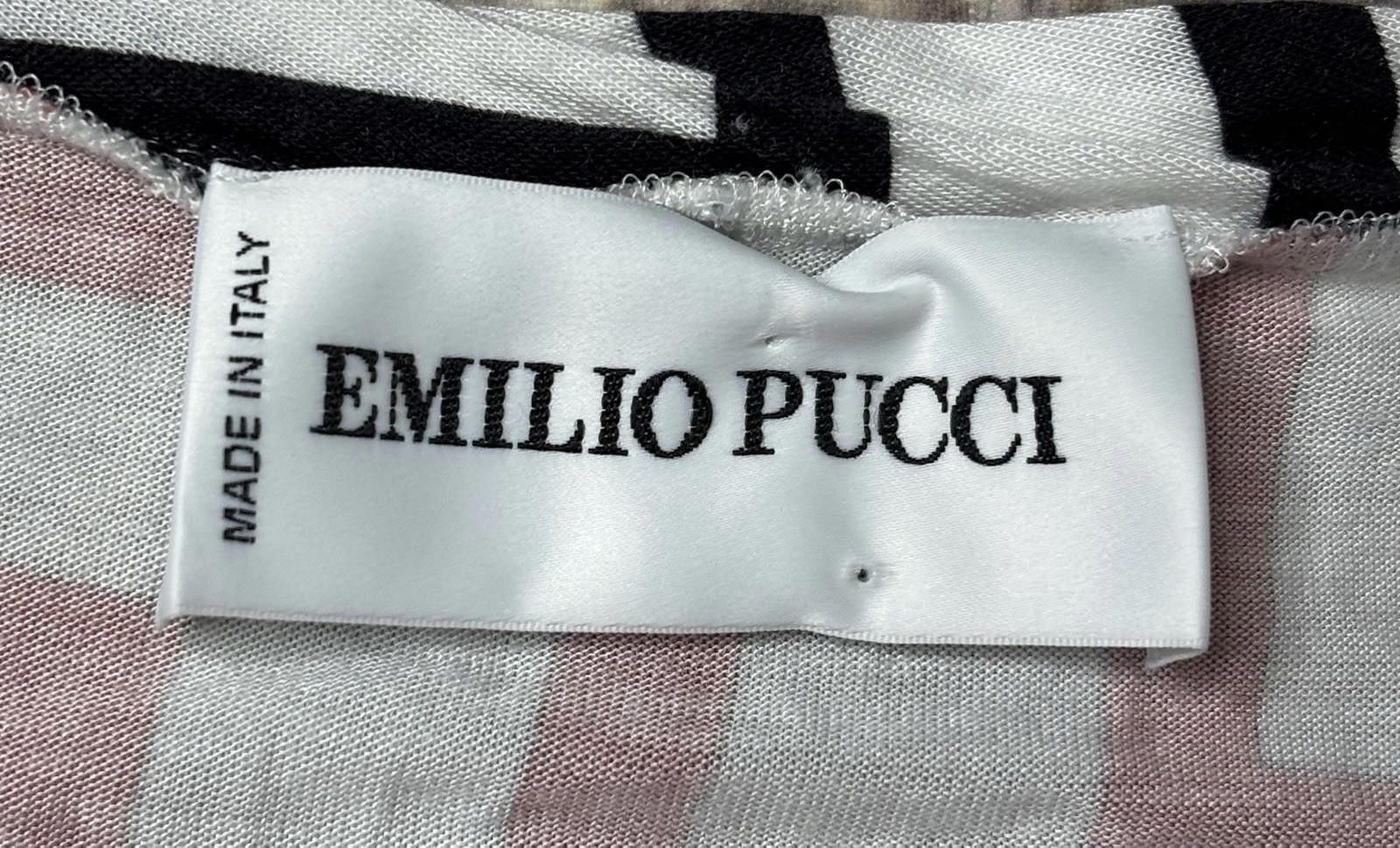 Emilio Pucci Emilio Pucci Top Women's IT 38 US 4 Jersey Rayon Italy Size S / US 4 / IT 40 - 2 Thumbnail