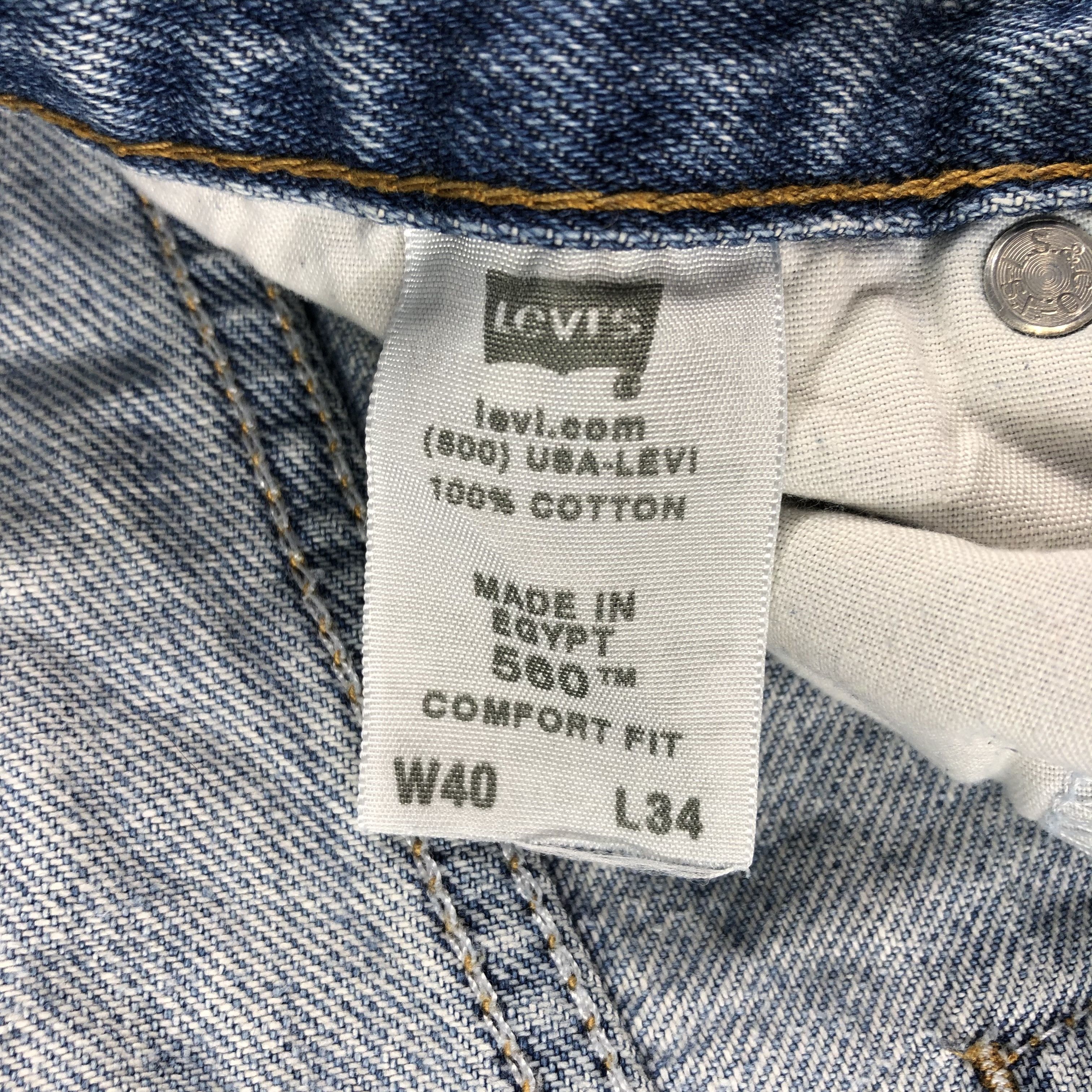 Levi's Vintage Blue Wash Levis 560 Jeans-J2460 Size US 40 / EU 56 - 9 Thumbnail