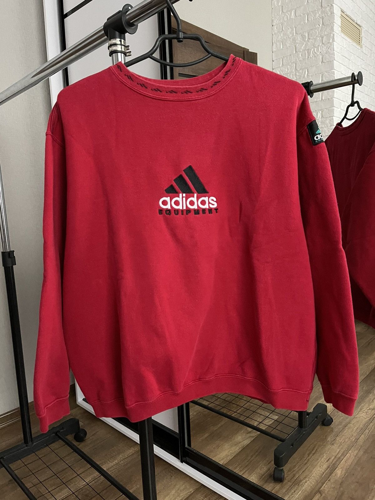 Vintage Adidas Equipment Vintage Sweatshirt Crewneck 90s Big Logo Size US M / EU 48-50 / 2 - 10 Thumbnail