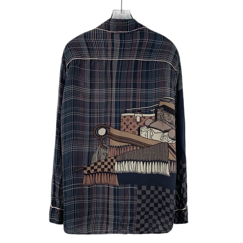 Louis Vuitton Louis Vuitton Color-block striped presbyopic patchwork mul Size US M / EU 48-50 / 2 - 2 Thumbnail