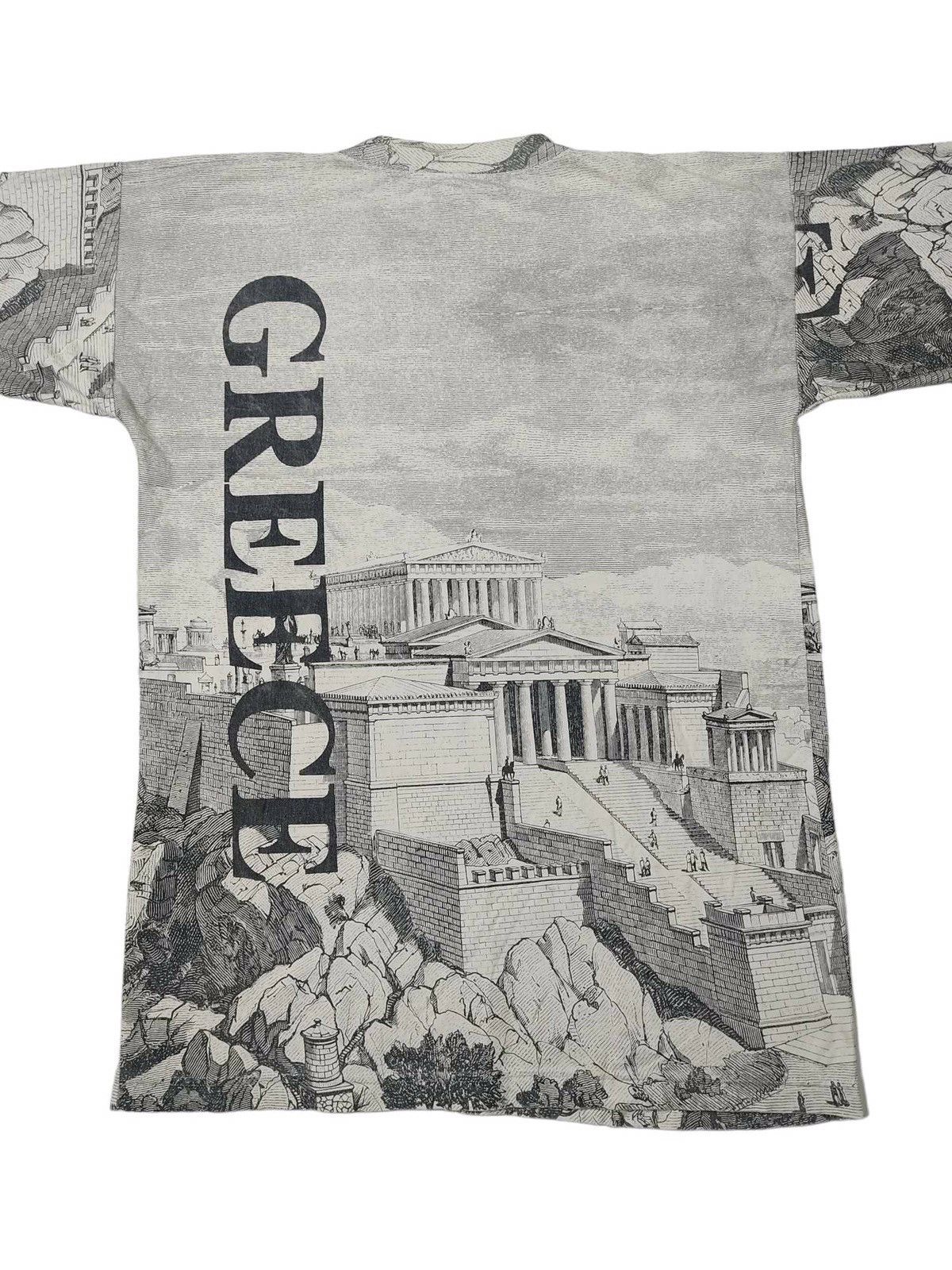 Vintage Vintage All Over Print Greece Art Tee Size US XL / EU 56 / 4 - 6 Thumbnail