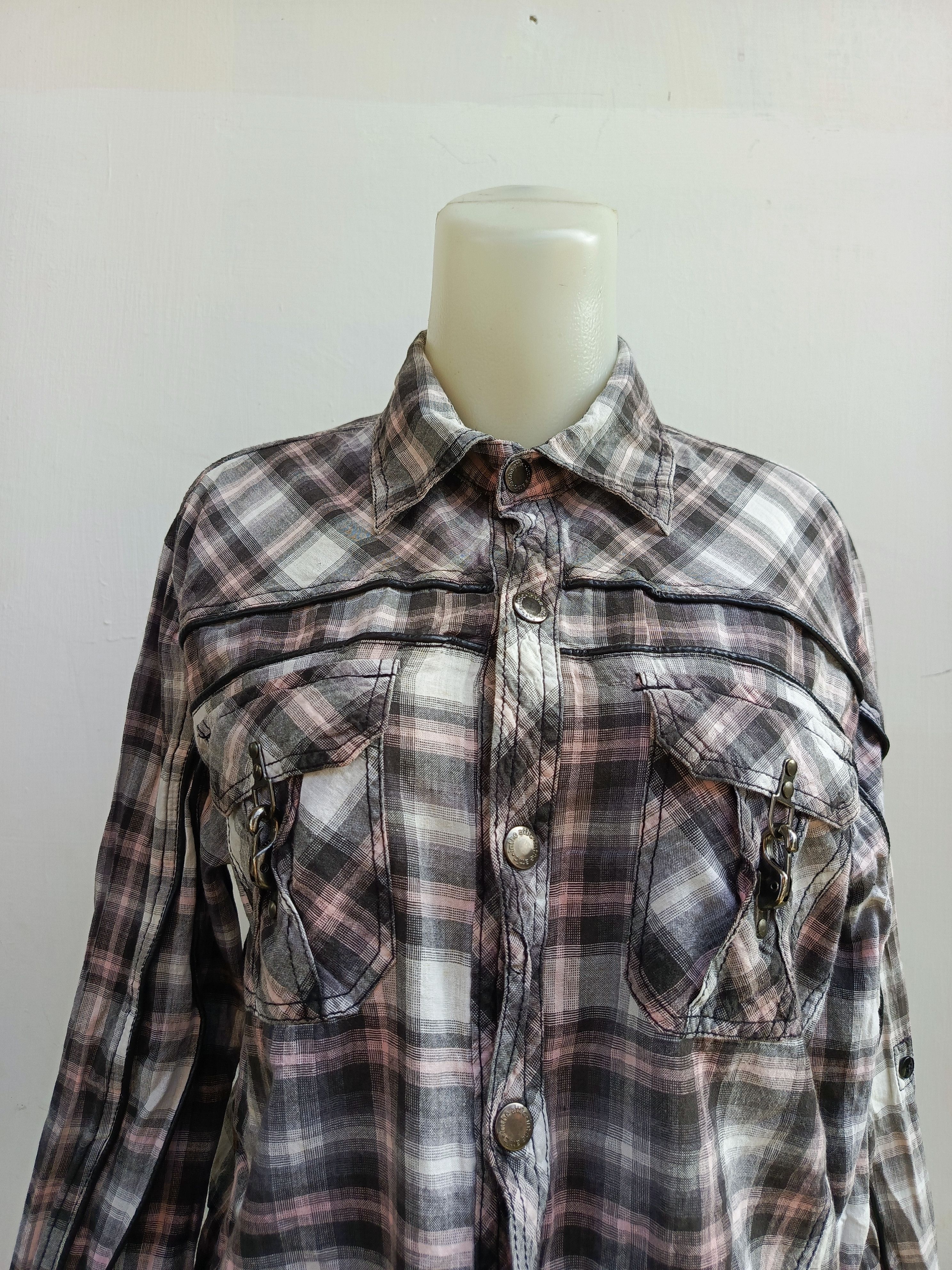 In The Attic In The Attic Homme Grunge Plaid Archive Piece Size L / US 10 / IT 46 - 2 Thumbnail