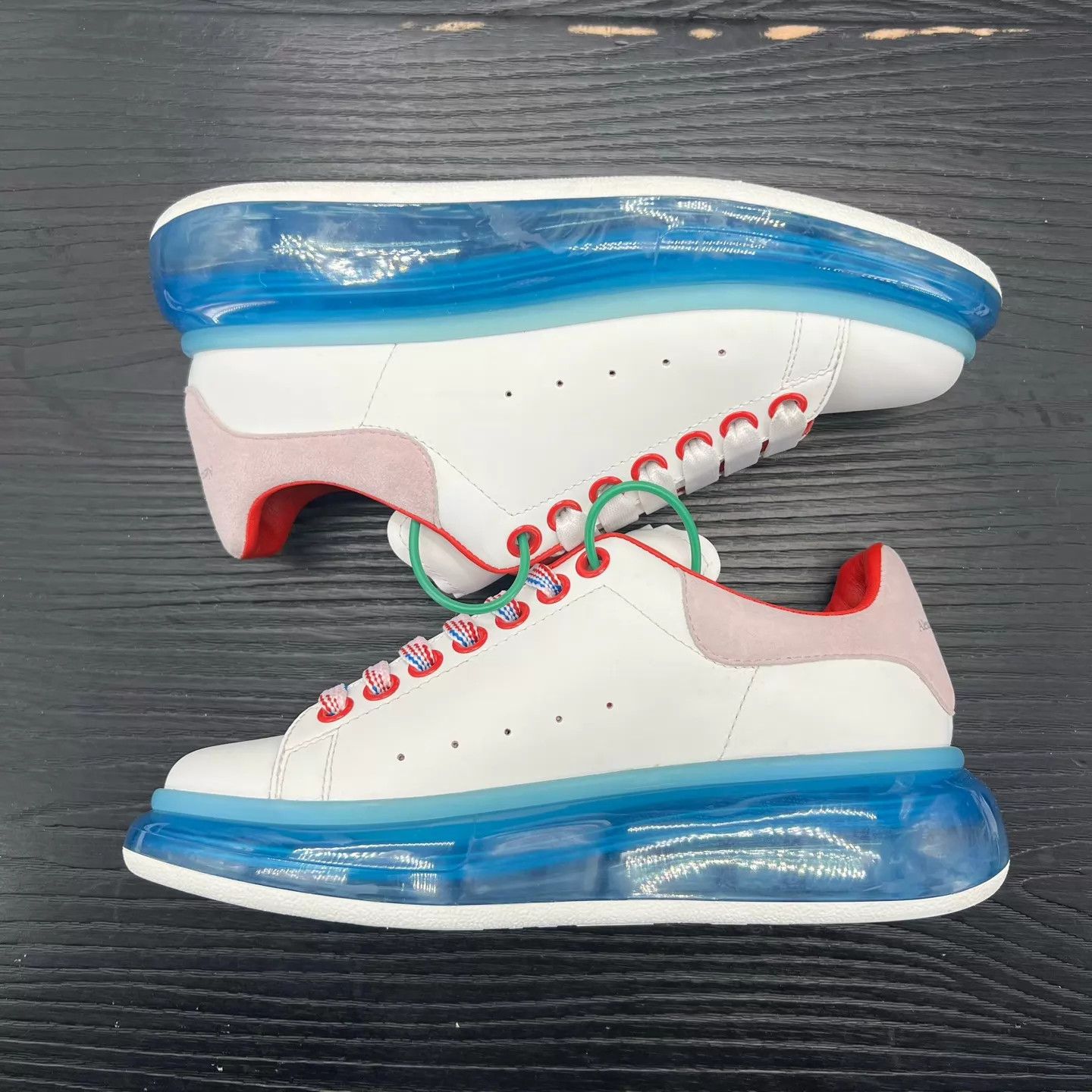 Alexander McQueen McQ white blue air 37.5 sneakers Size US 7 / IT 37 - 4 Thumbnail