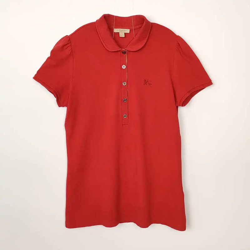 Burberry Burberry Red Cotton Women's T-Shirt Size M / US 6-8 / IT 42-44 - 1 Thumbnail