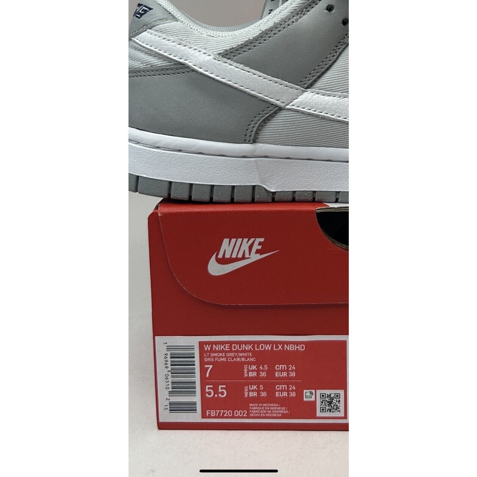 Nike Nike Dunk Low LX WMNS “Light Smoke Grey” 2023 Size US 7 / IT 37 - 5 Thumbnail