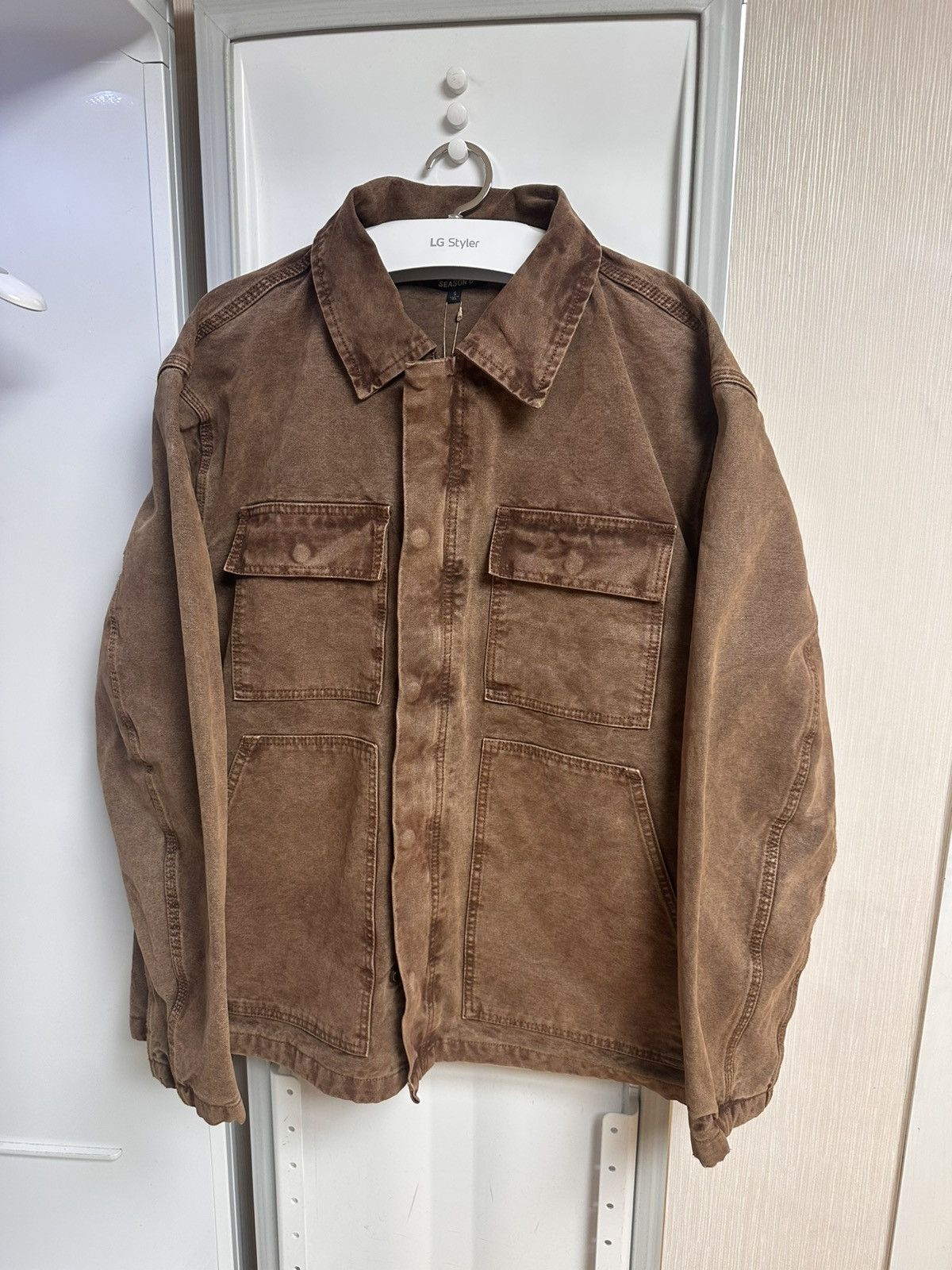 Yeezy YEEZY SEASON 6 capenter coat jacket Size US S / EU 44-46 / 1 - 1 Thumbnail