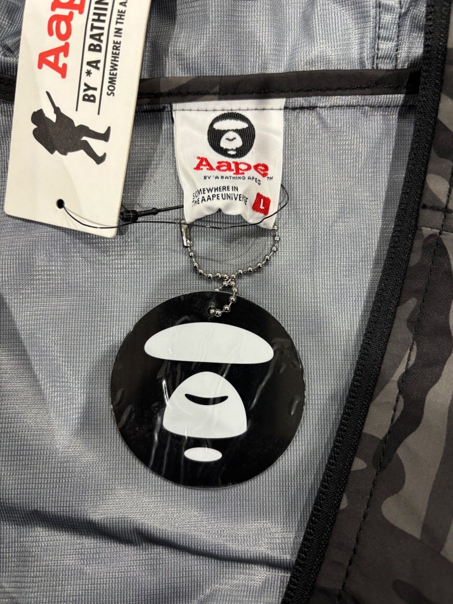 Aape Aape By A Bathing Ape Funnel-Neck Camouflage Smock Jacket Size US L / EU 52-54 / 3 - 7 Thumbnail