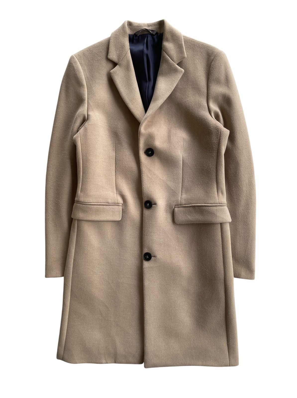 Zara Man Sand Beige Overcoat