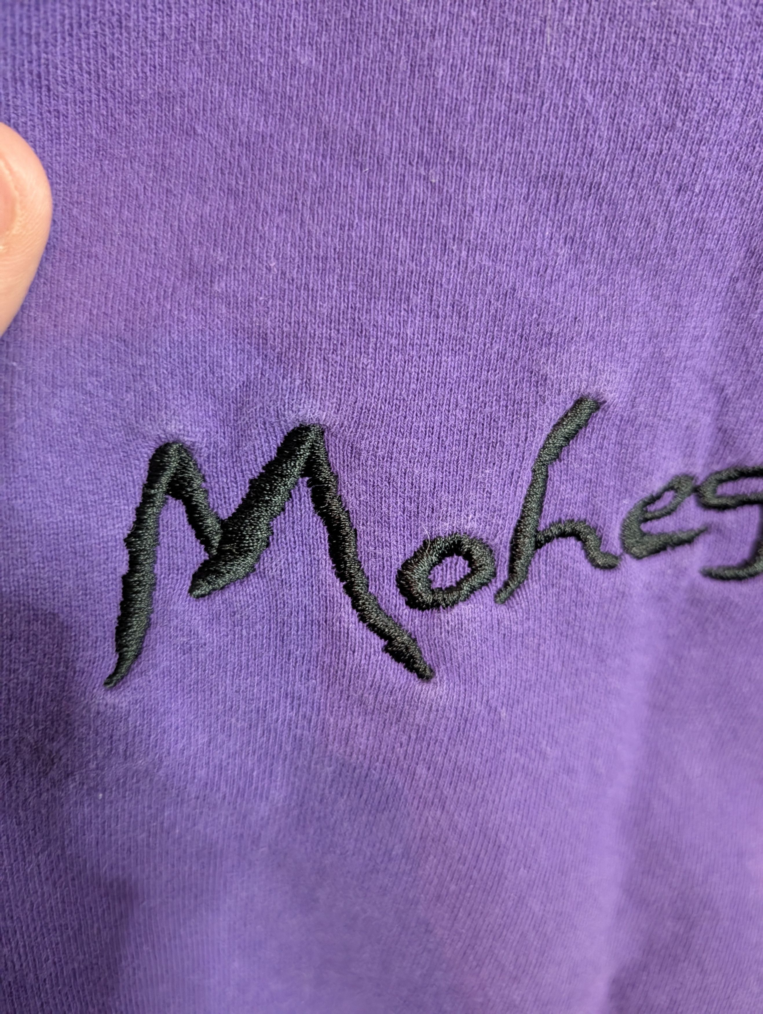 Fruit Of The Loom VTG 90s Mohegan Sun casino purple heavy cotton swtshirt Size US XL / EU 56 / 4 - 4 Thumbnail