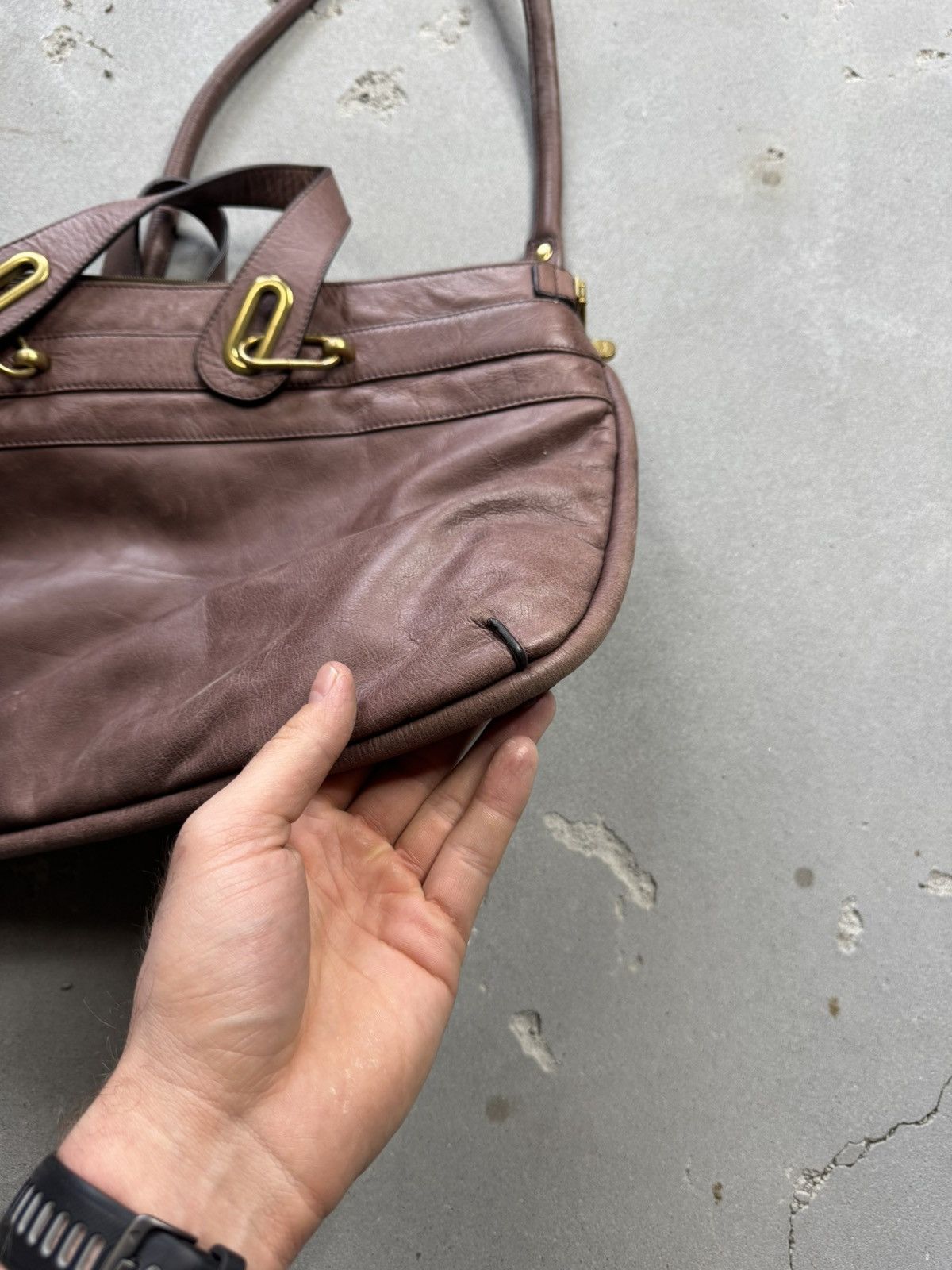 Chloe × Vintage Vintage streetwear Y2K Chloe bag full leather bag Size ONE SIZE - 4 Thumbnail
