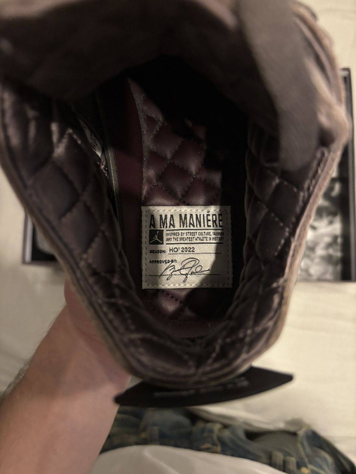 A Ma Maniere Nike Air Jordan x A Ma Maniere Jordan 4 Violet Ore Size US 8 / EU 41 - 6 Thumbnail