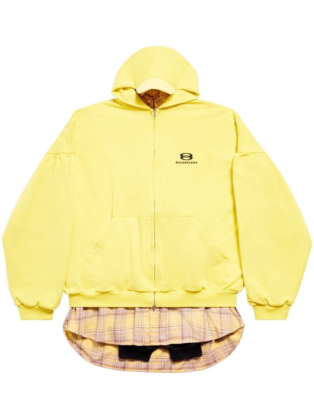 Balenciaga o1la1rc1a0825 Unity Sports Icon Layered Hoodie Oversized Size US M / EU 48-50 / 2 - 1 Thumbnail