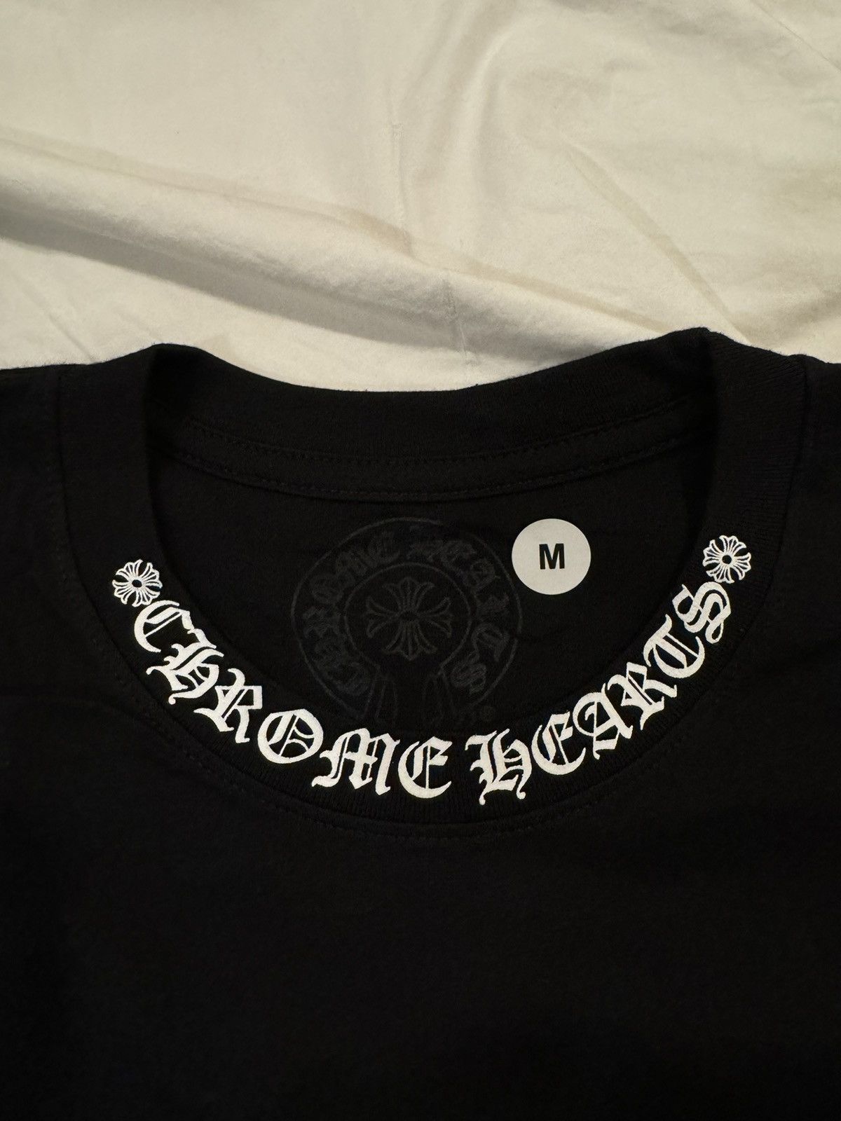 Chrome Hearts Chrome hearts neck print t-shirt Size US M / EU 48-50 / 2 - 7 Thumbnail