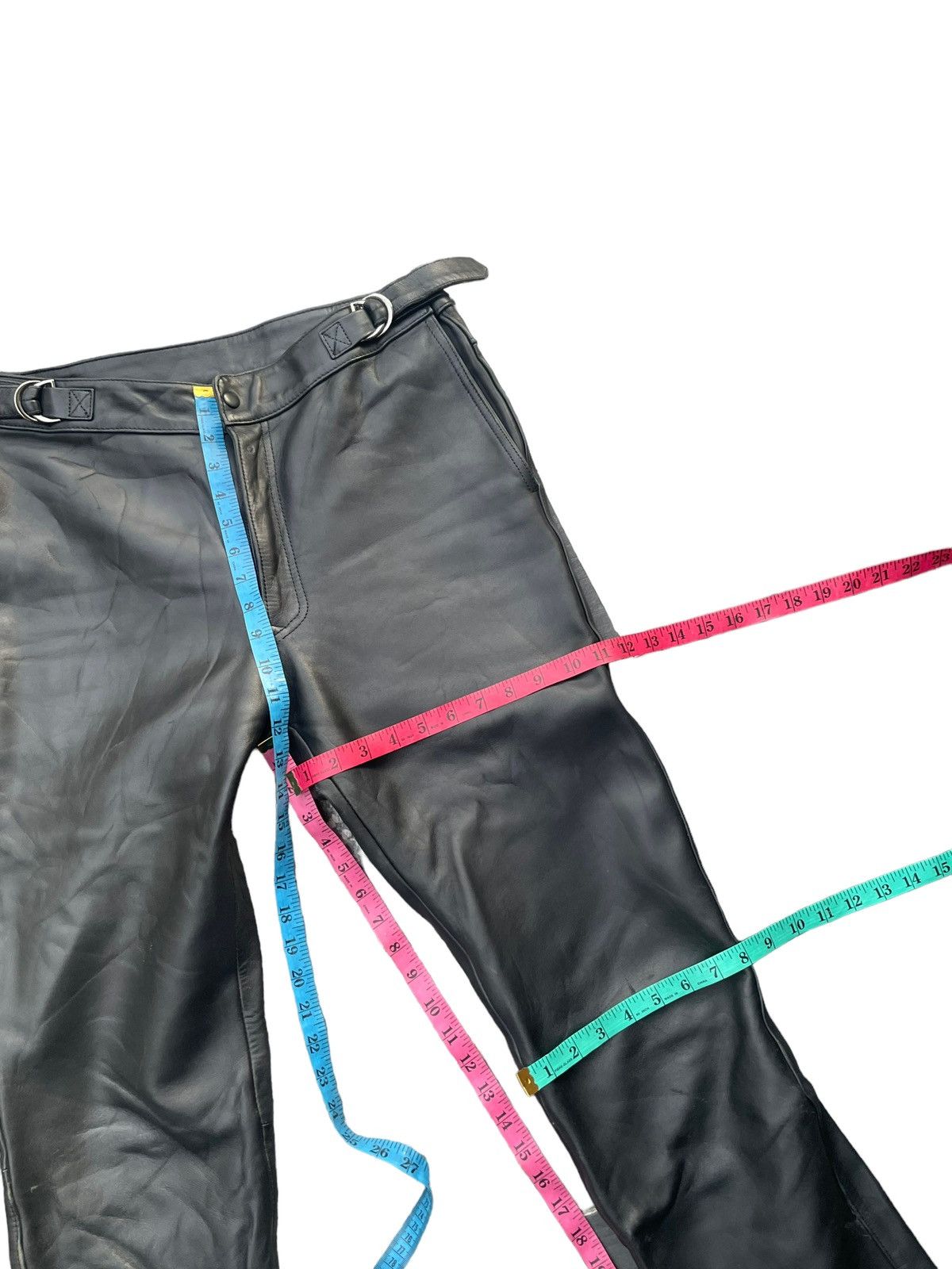If Six Was Nine × Japanese Brand × Leather Vintage Nankai Leather Pant Size US 32 / EU 48 - 19 Thumbnail