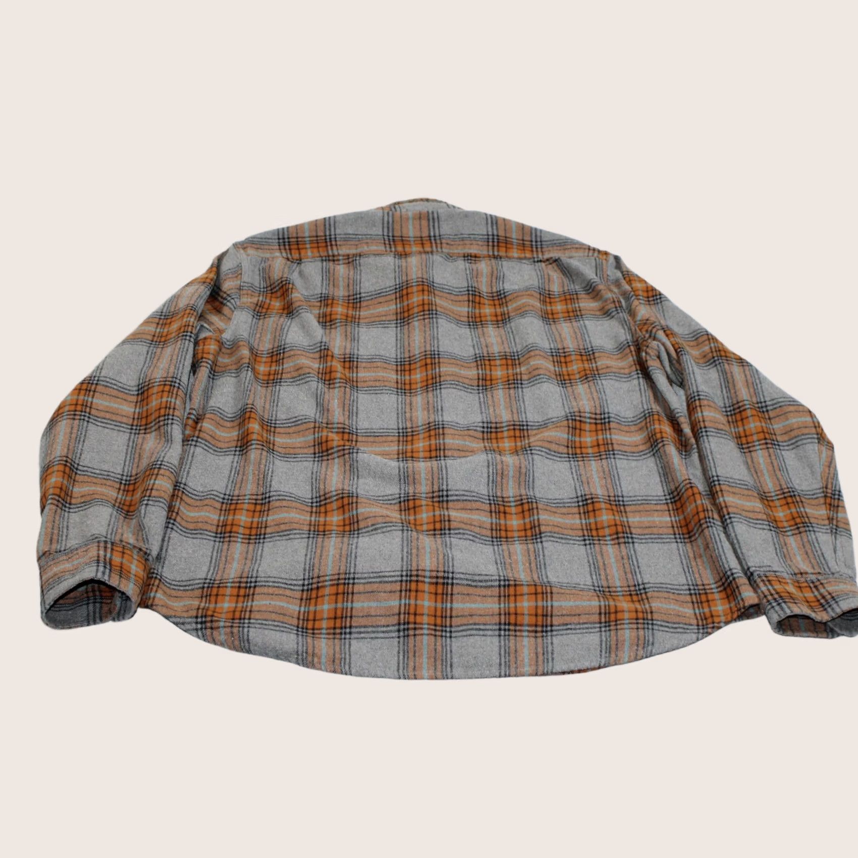 J.Crew J.CREW Shirt Mens M Gray Plaid Flannel Button Shacket Outdoor Casual Classic Fit"} Size US M / EU 48-50 / 2 - 1 Thumbnail