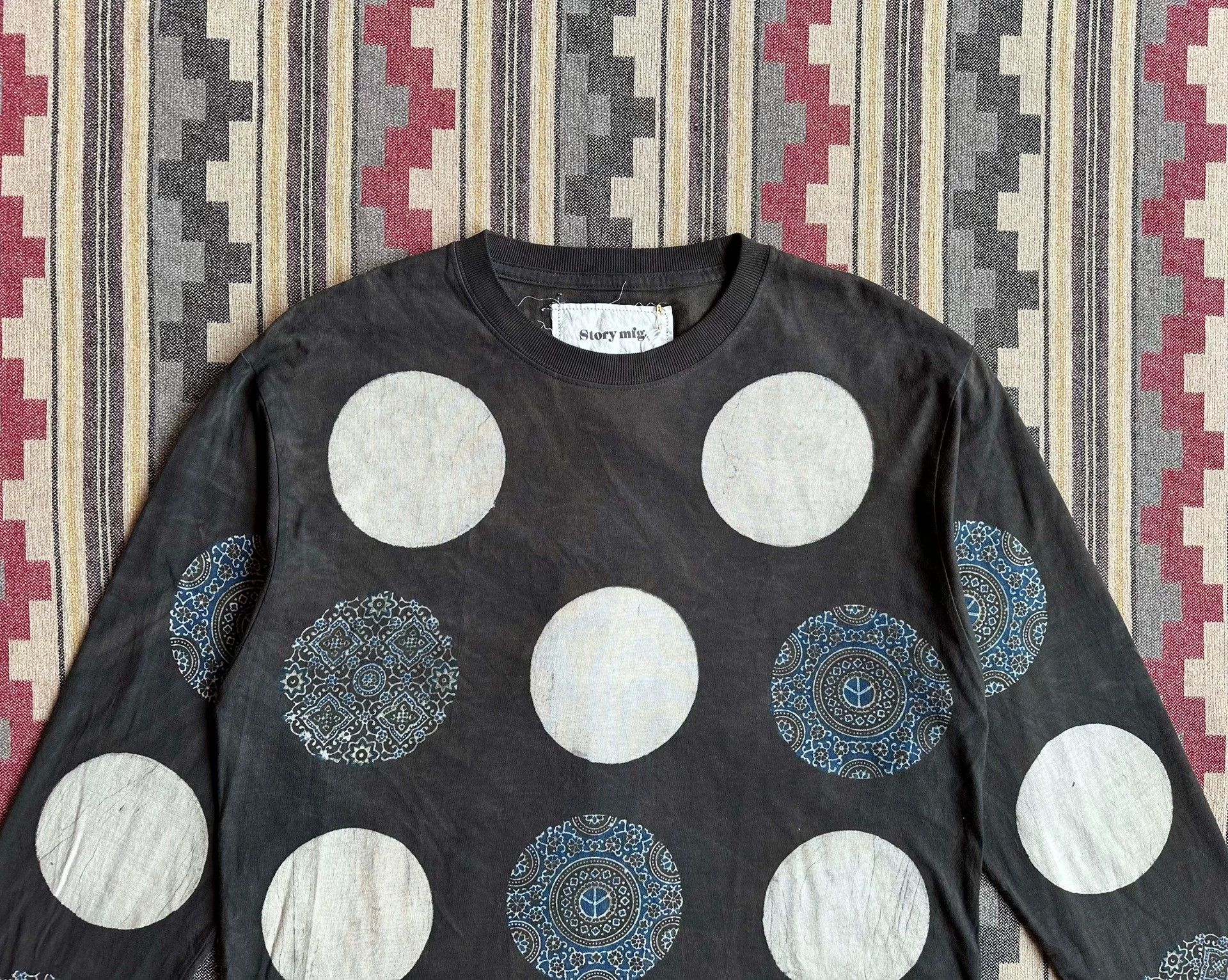 Other Story mfg. Grateful LS Tee plant dyed dotted distressed organic Size M / US 6-8 / IT 42-44 - 3 Thumbnail