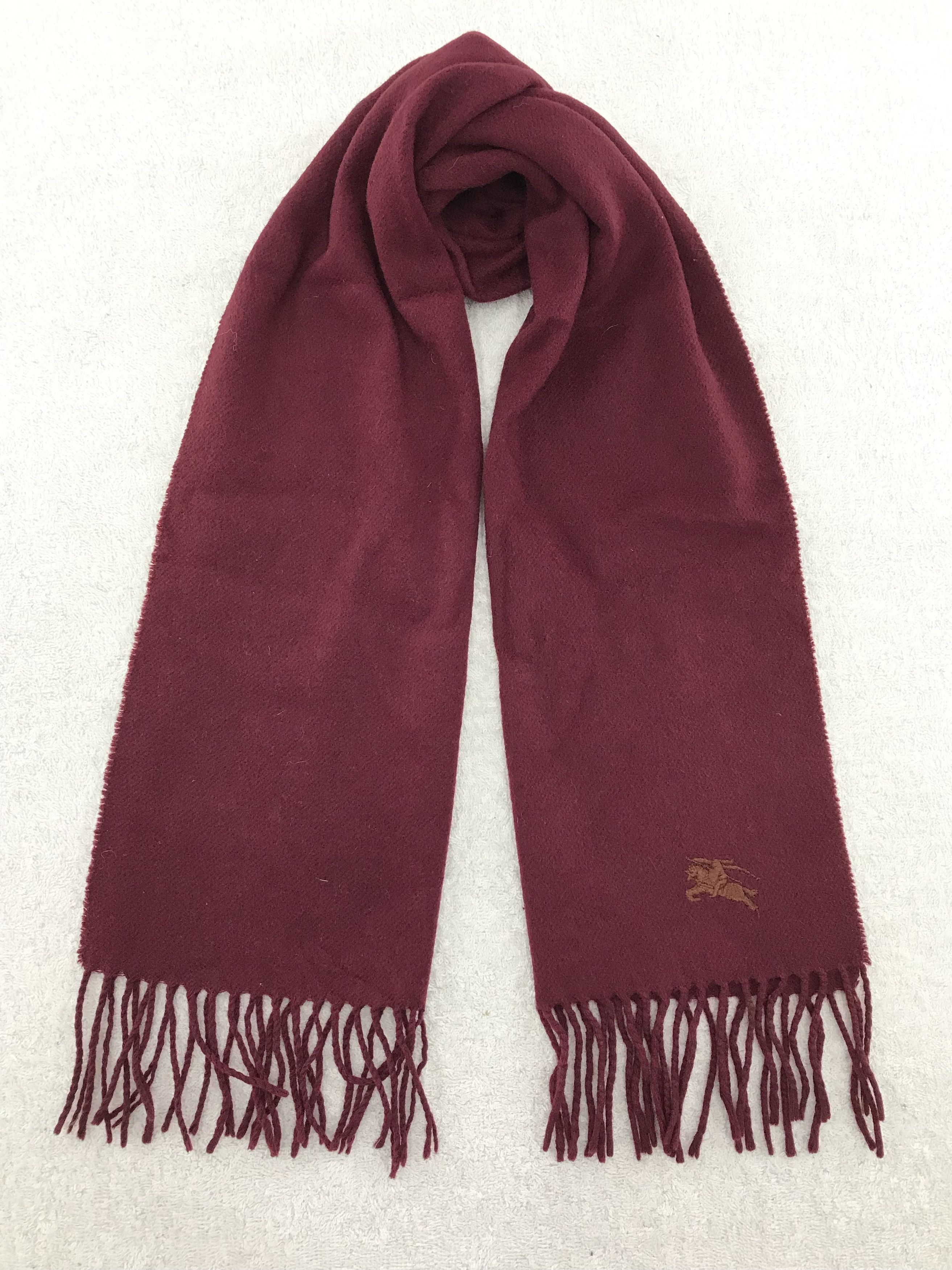Burberry × Vintage Burberry Scarf / Muffler / Neckwear - WW468 Size ONE SIZE - 1 Thumbnail