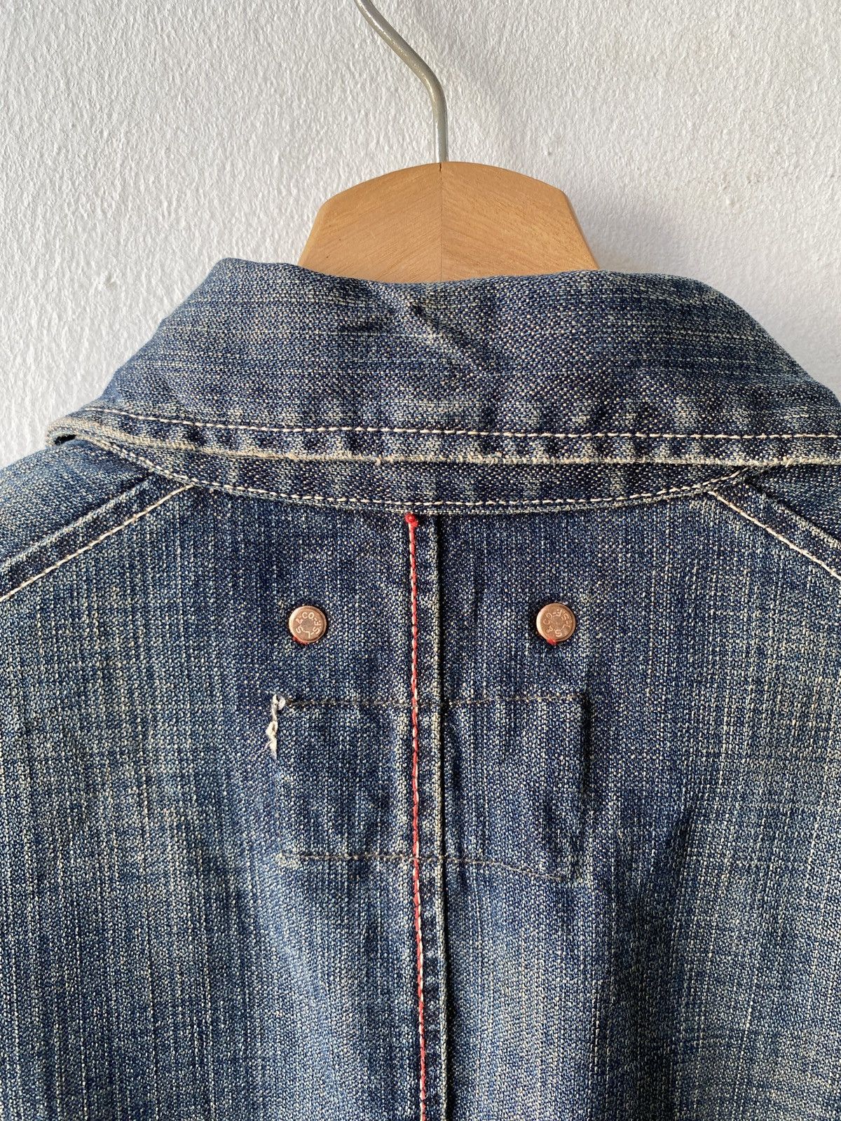 Levi's × Levi's Vintage Clothing × Vintage 2000s - Levi’s Redloop Workwear Design Denim Jacket Size US L / EU 52-54 / 3 - 15 Thumbnail