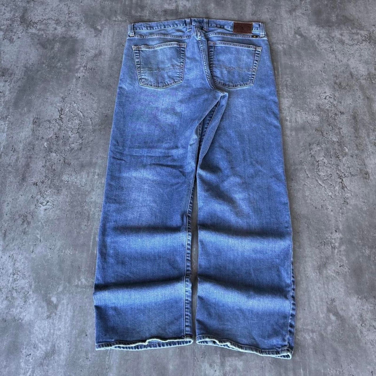 Japanese Brand × Lucky Brand × Vintage Vintage Y2K Lucky Brand Essential Baggy Denim Jeans Size US 36 / EU 52 - 2 Thumbnail