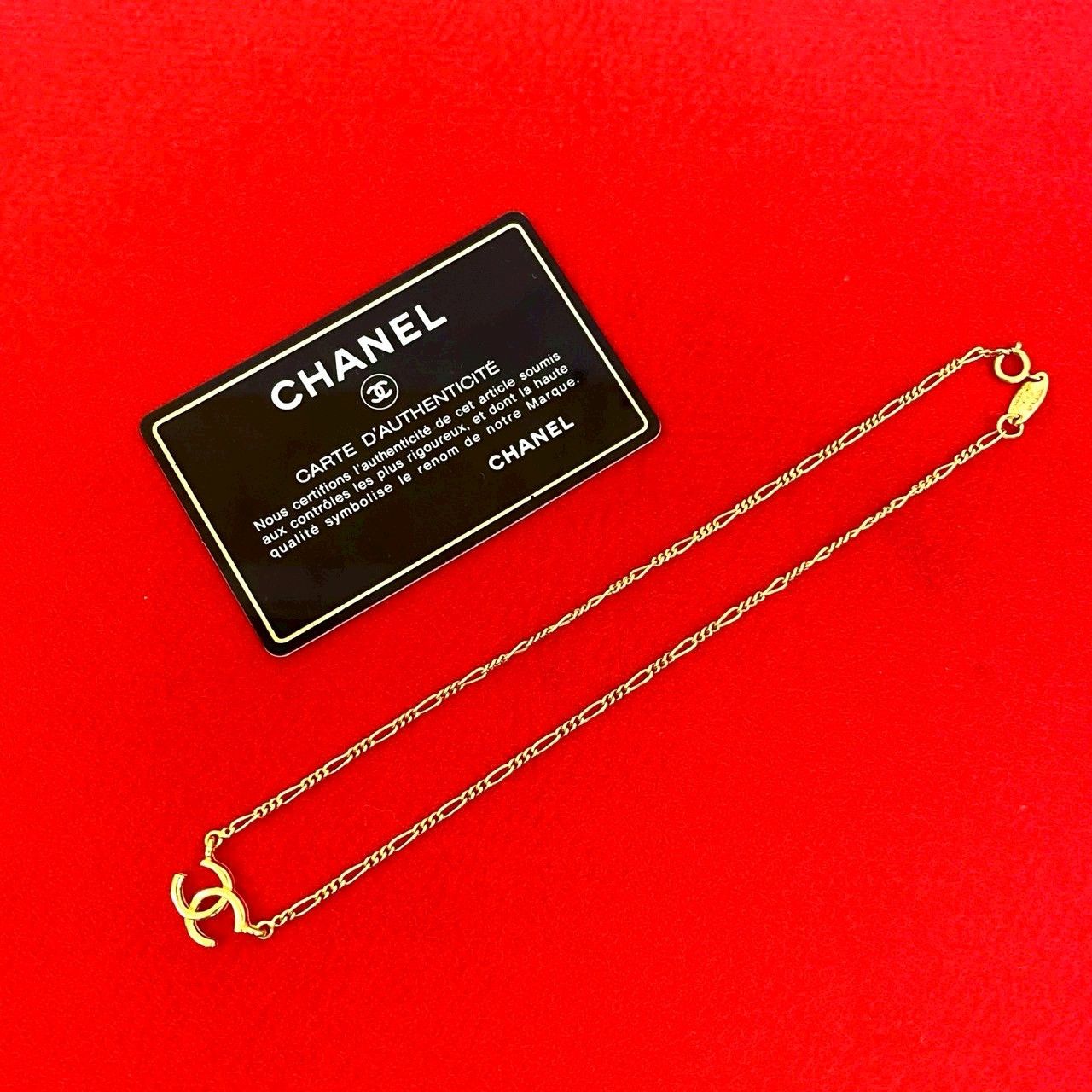 Chanel Chanel Coco Mark Necklace Metal Necklace DUTY FREE for USA