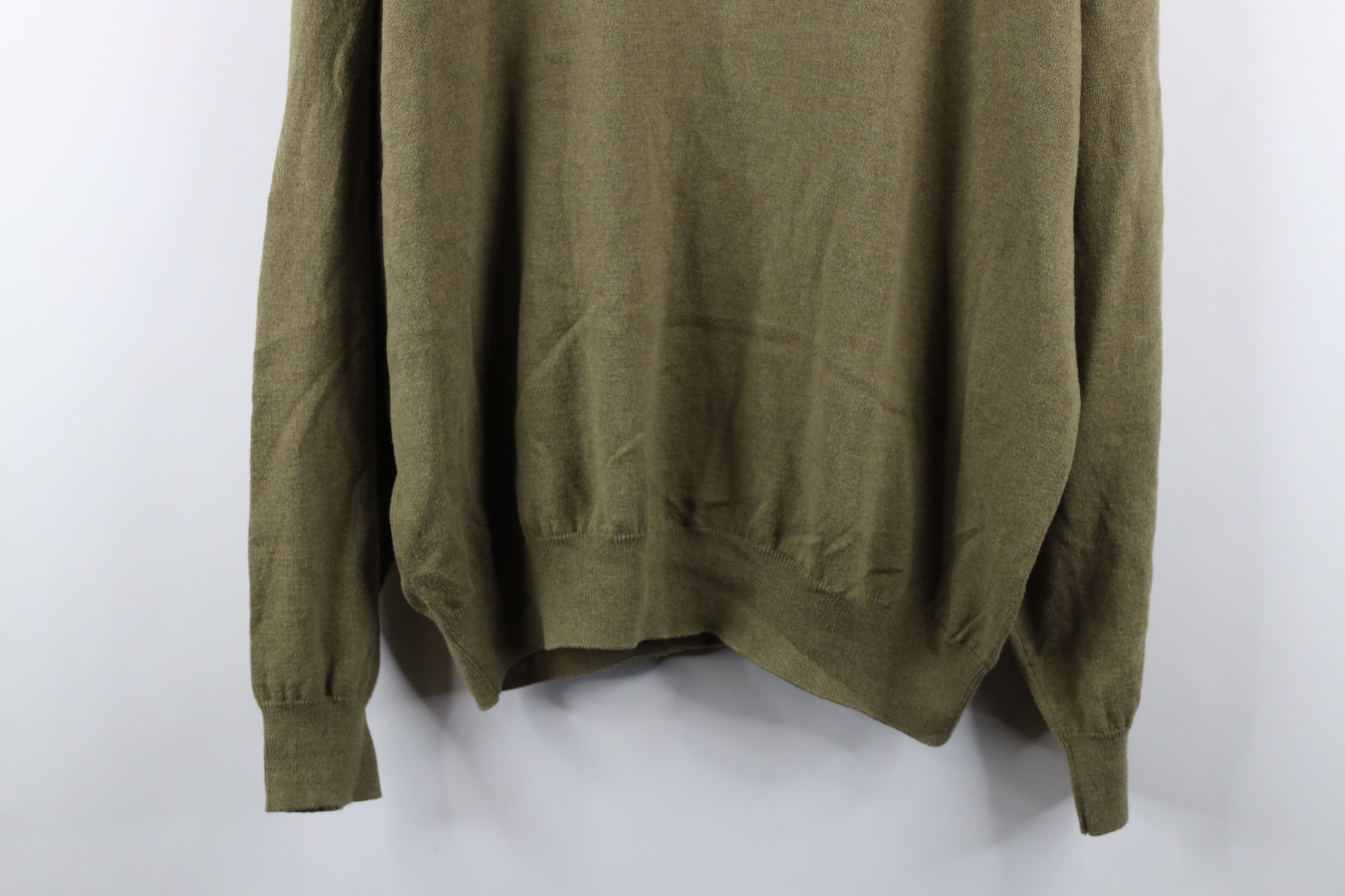 Orvis Vintage Orvis Blend Knit Collared Pullover Sweater Green Size US XL / EU 56 / 4 - 3 Thumbnail