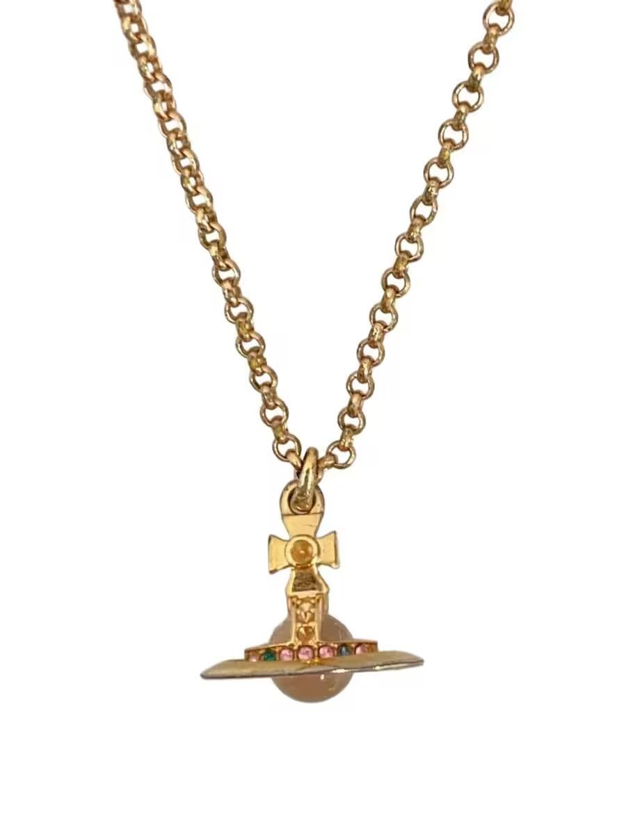 Vivienne Westwood Crystal Orb 3D Necklace Size ONE SIZE - 1 Thumbnail