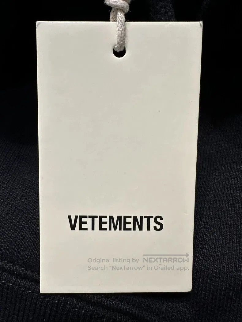 Vetements Vetements Black Hoodie Sweatshirt M. Size US M / EU 48-50 / 2 - 7 Thumbnail