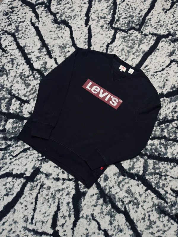 Levi's Levis crewneck sweatshirt black red S Size US S / EU 44-46 / 1 - 2 Thumbnail
