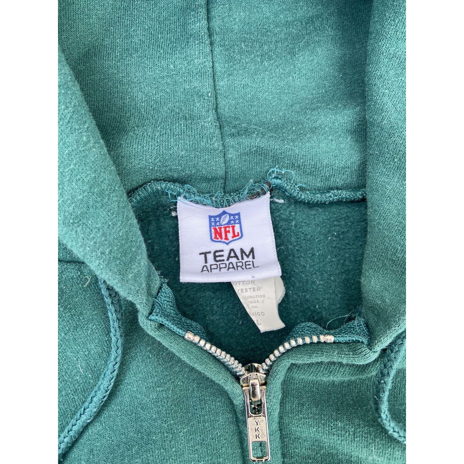 Vintage Crazy Vintage 90’s Thick Forest Green Boxy Hooded Sweatshirt Size US XL / EU 56 / 4 - 2 Thumbnail