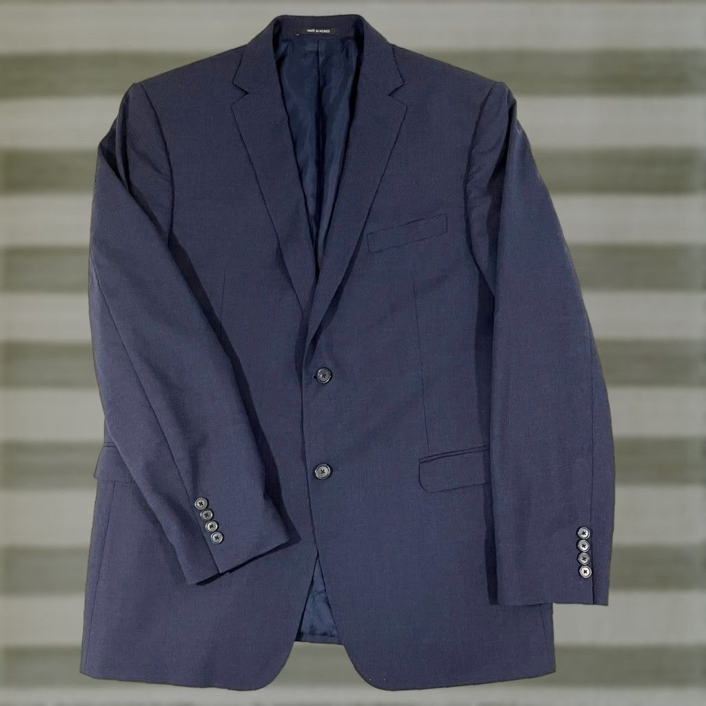 Ermenegildo Zegna Ermenegildo Zegna Z Zegna Wool Suit Jacket Navy 44R Regular Men's Jacket Two-Button Navy Z Zegna 54R US 44R Vintage/Classic Men’s Suit Jacket Size 42R - 1 Thumbnail