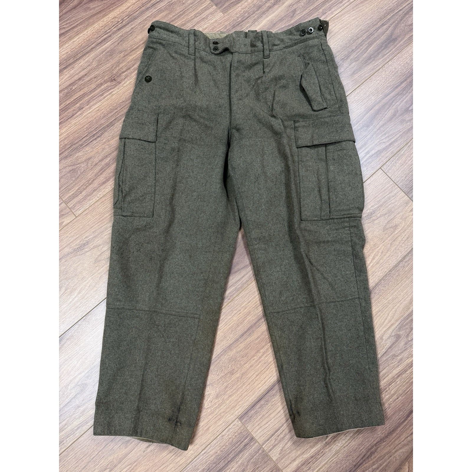Vintage Vintage Sportra Arnstorf 100% Wool Pants Heavyweight 38x28.5 Size US 38 / EU 54 - 1 Thumbnail